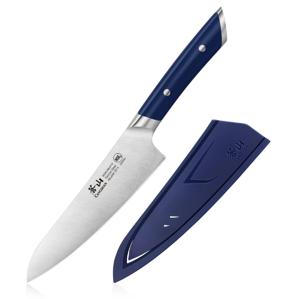 Cangshan Helena Series Prep Kitchen Knife 5.5in Plain Navy Blue 504142 View 1
