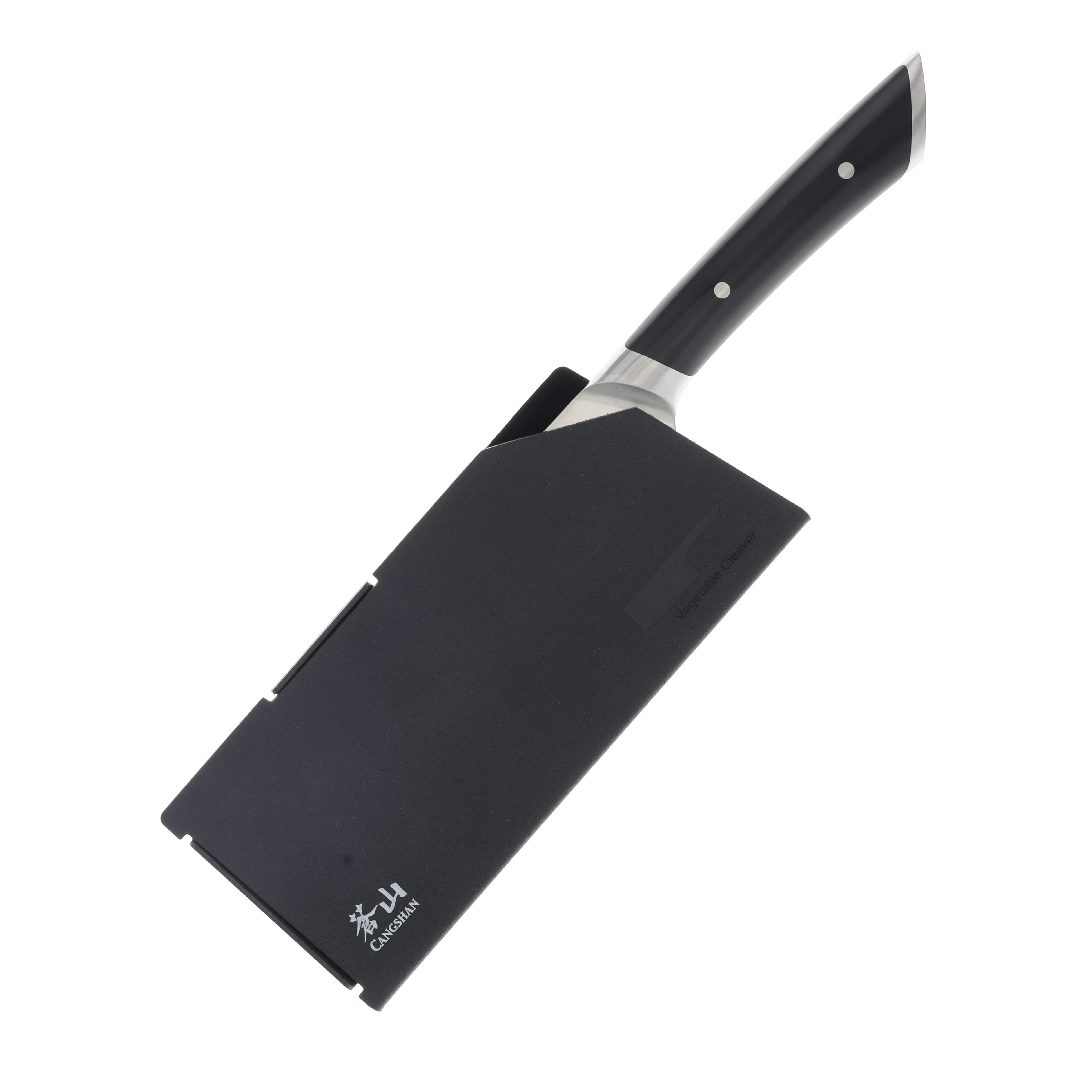 Cangshan Helena Series Kitchen Vegetable Cleaver 7in Plain With Sheath 502551 View 4