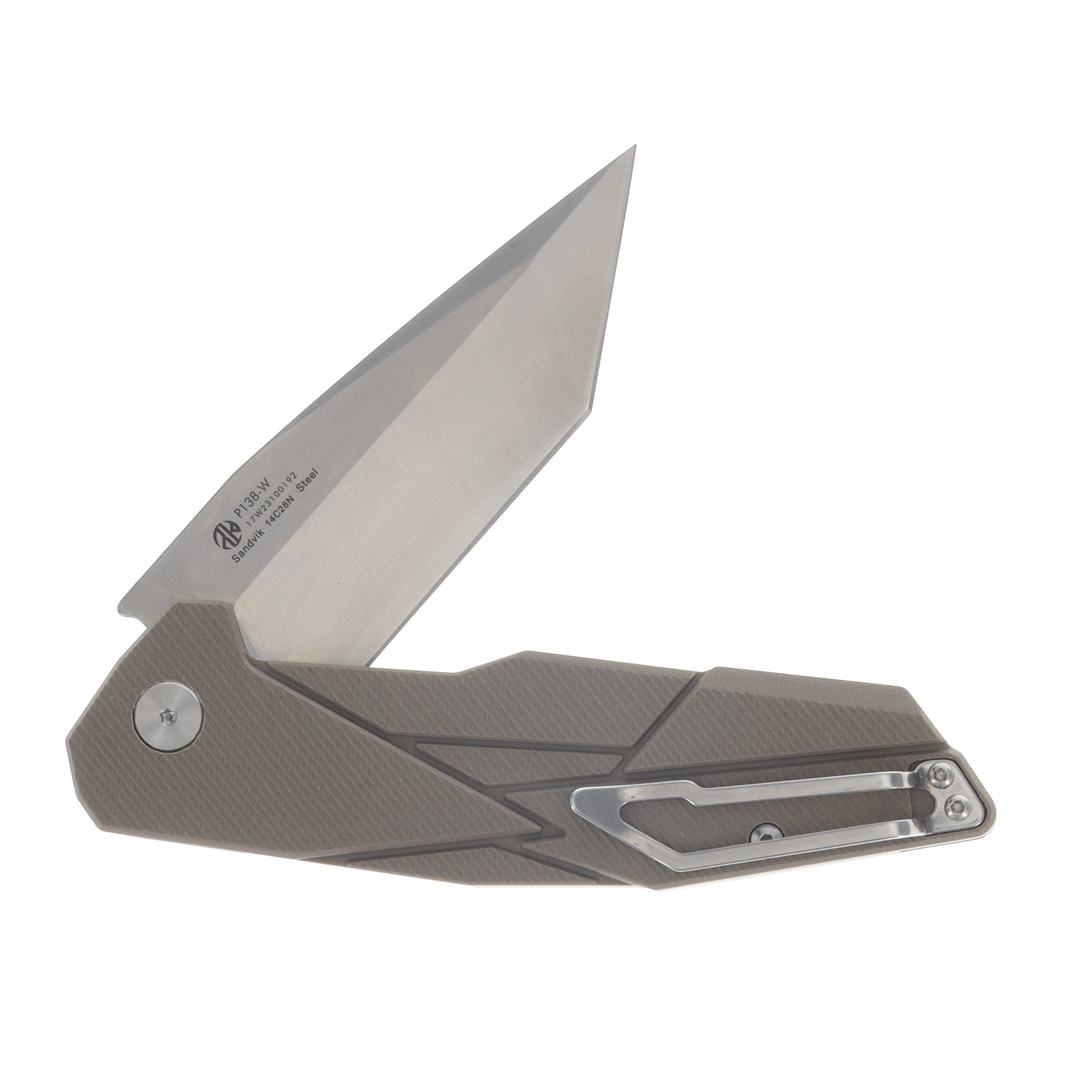 Ruike Thumb-Up Safety Lock P138-W Tan Folding Knife RUPP138W View 4