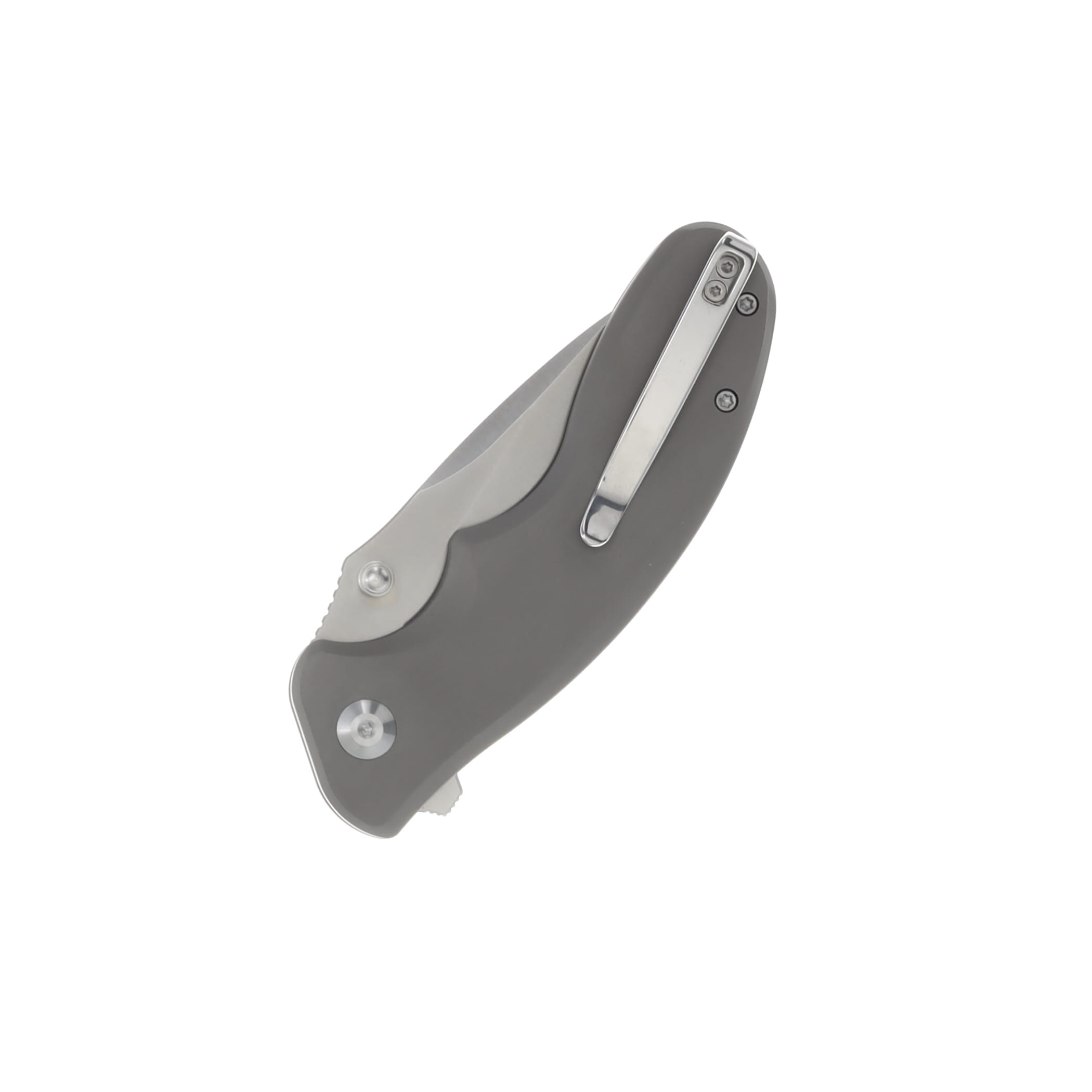 SENCUT Cybrix Folding Knife Gray 3.46 Inch Plain Satin Drop Point S23098A-2 View 2