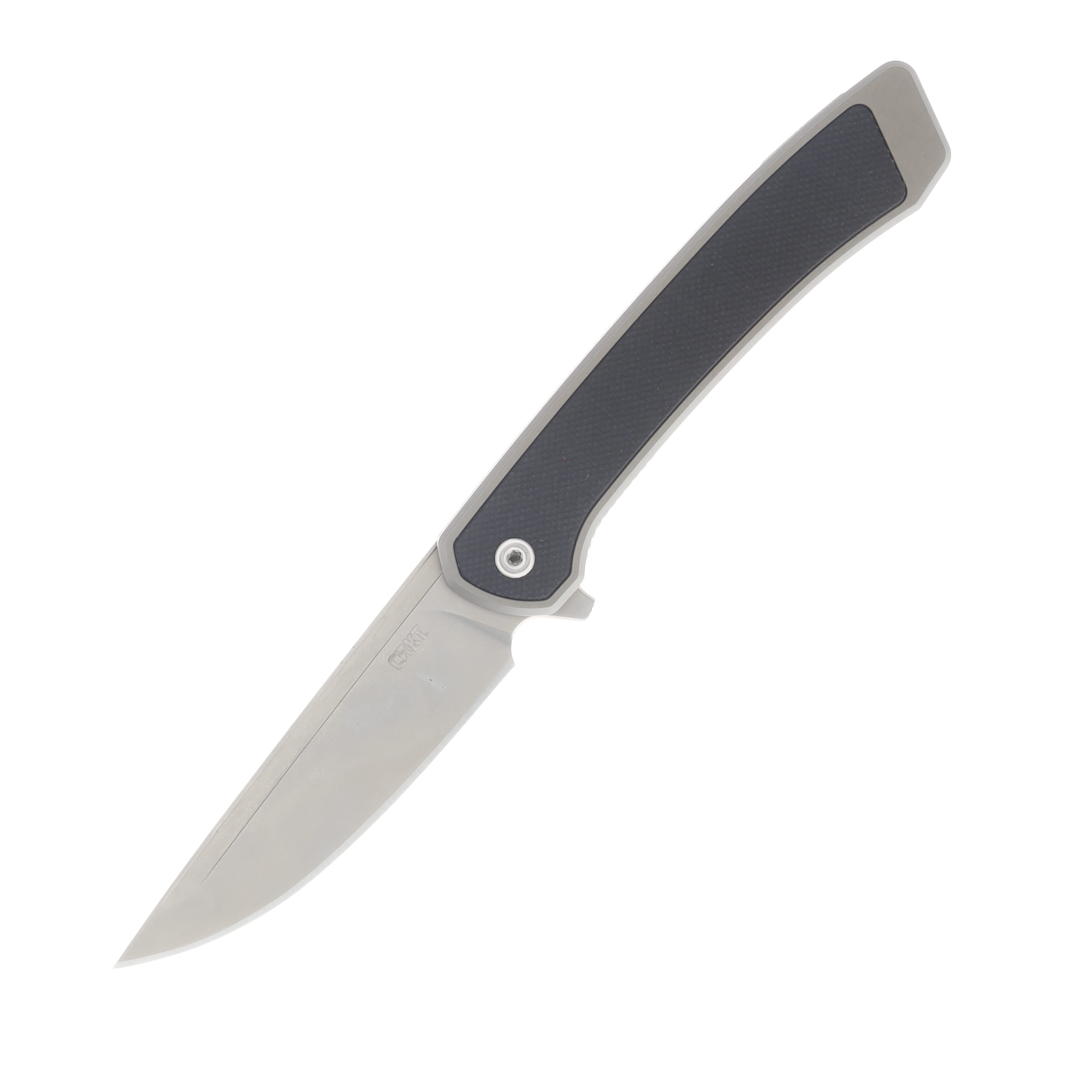 CRKT Q Compact Liner Lock 2.95in Bead Blast Drop Point Blade CR7077 View 1