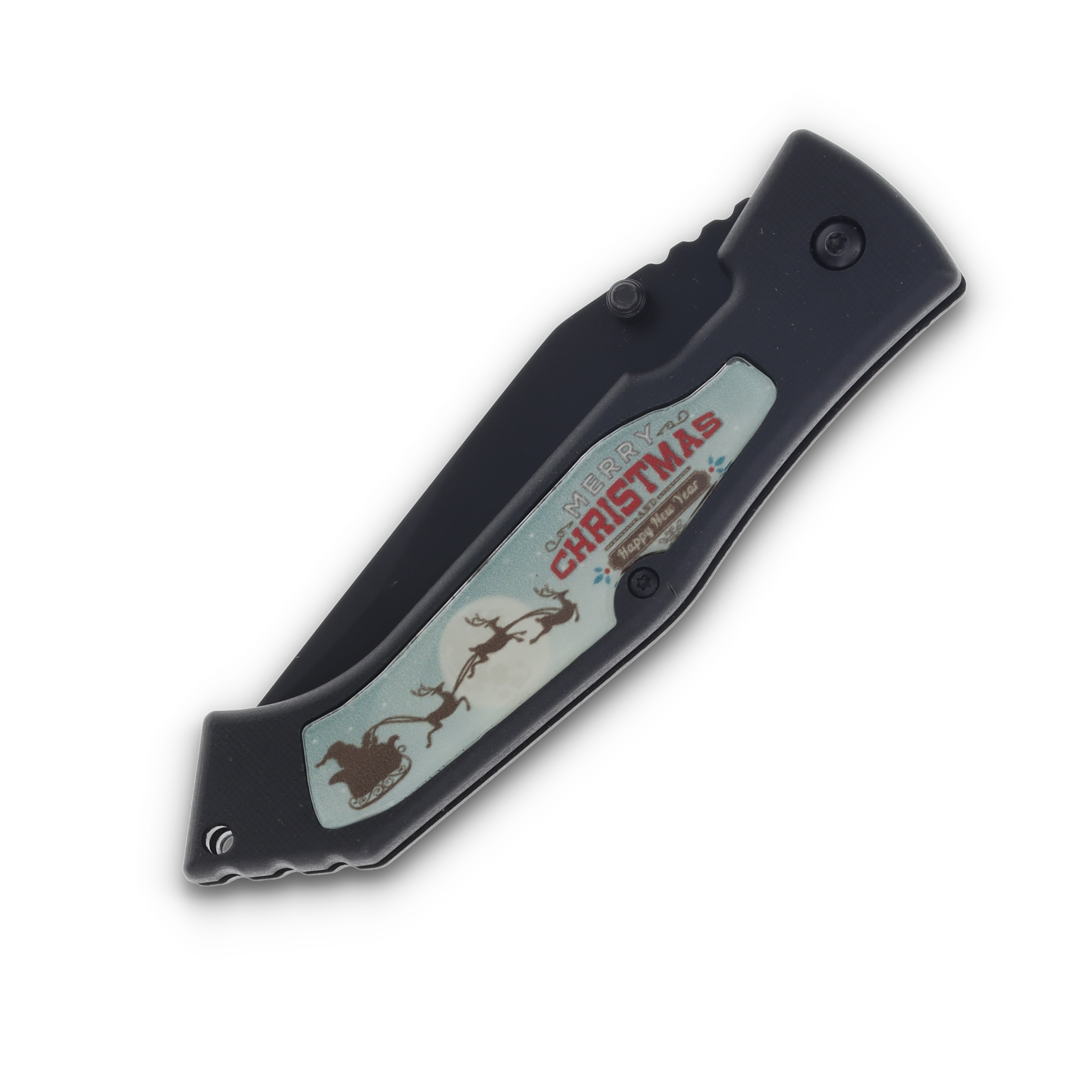 Frost Merry Christmas 2024 Linerlock Folding Knife FRCPHNY24 View 6