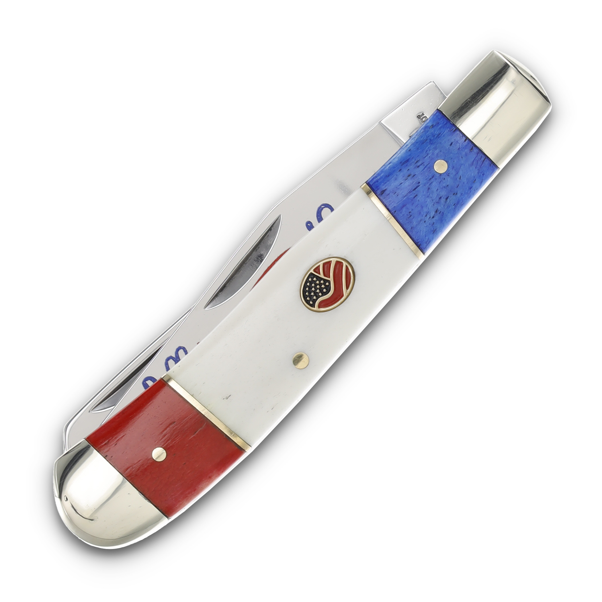 Frost Steel Warrior Trapper Folding Knife All American Series Son FRSET108S View 3