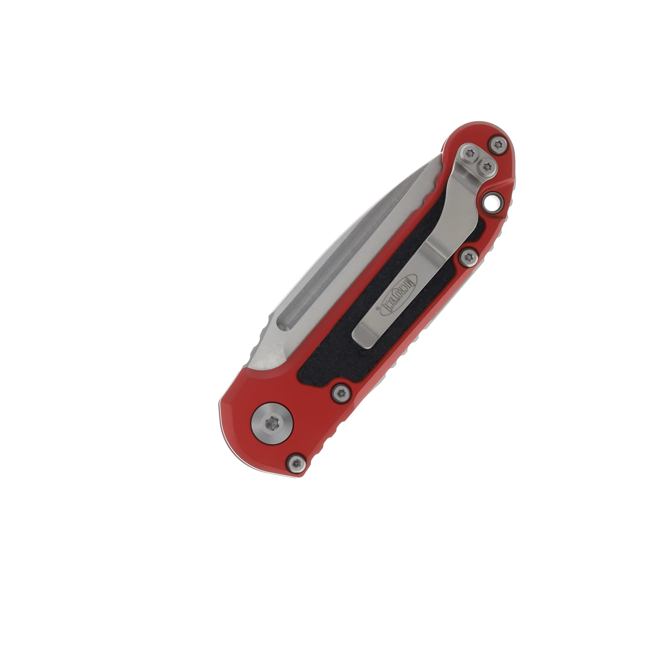 Microtech L.U.D.T. S/E Gen III Red Stonewash Partial Serrated AUMT113511RD View 2