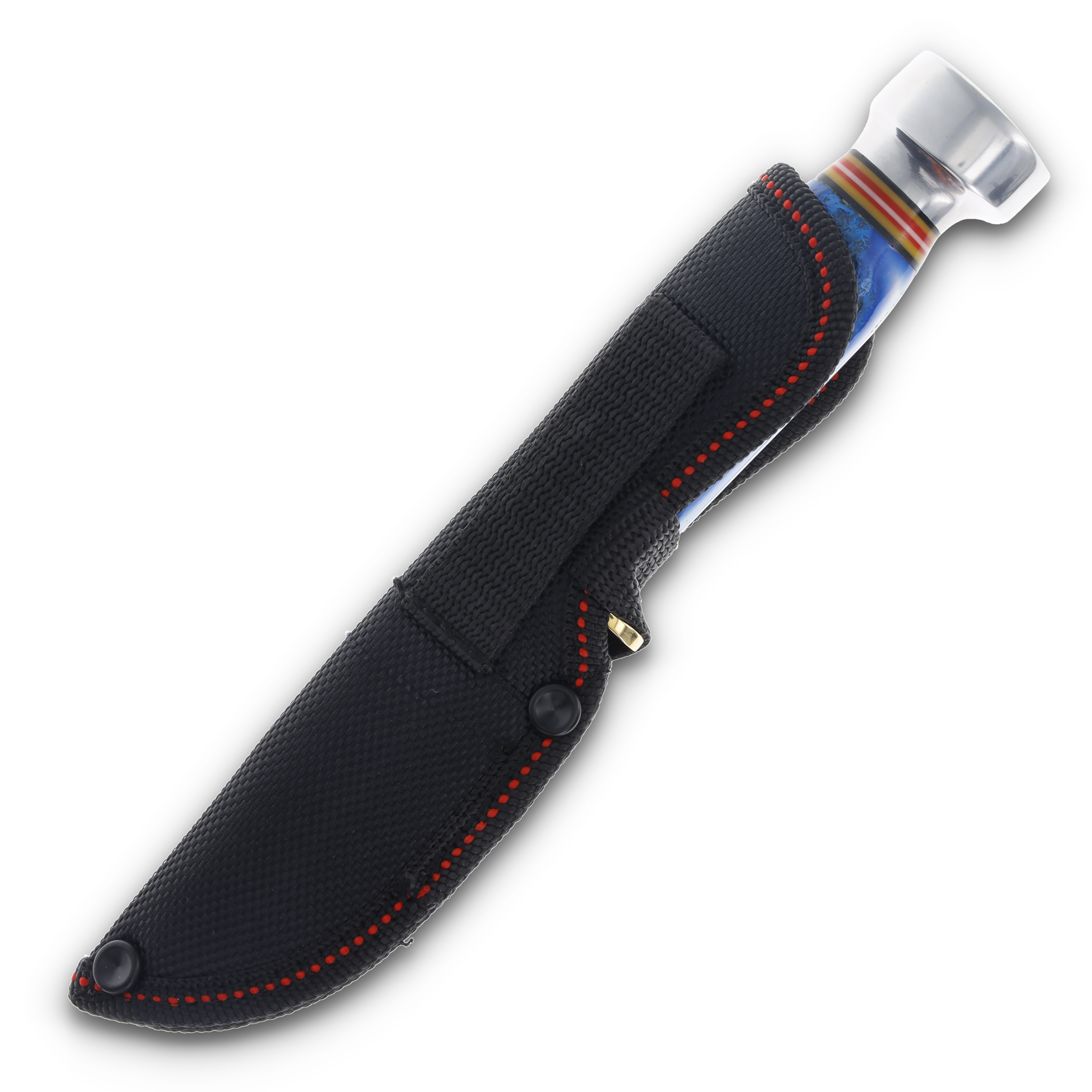 Frost Steel Warrior 8in Buck Skinner Blue Jigged Bone Fixed Blade FRSW113CBJ View 6