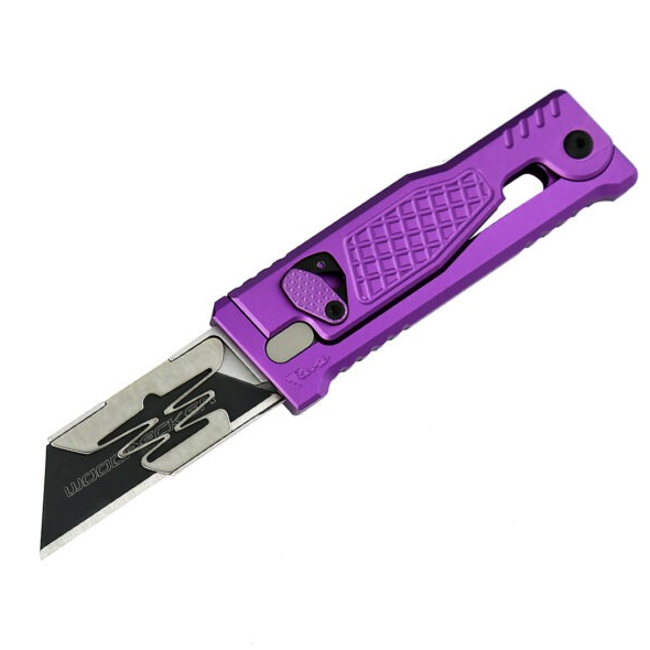 REATE EXO-U Purple Diamond 2.4 Inch Plain Dual Finish Wharncliffe REEXO-U5 View 1