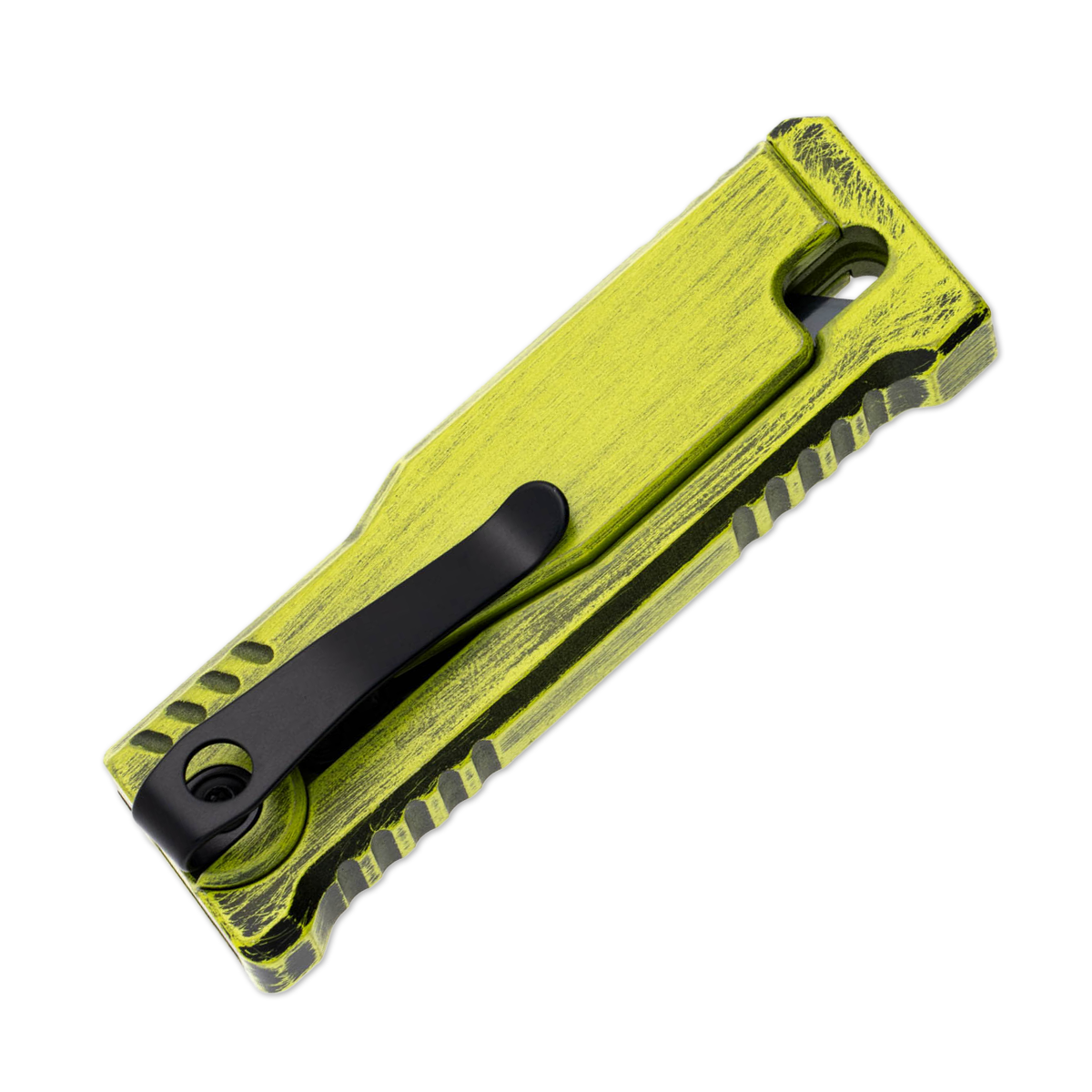 REATE EXO-U Gravity Knife Green 2.4 Inch Plain Dual Finish Wharncliffe REEXO-U18 View 6