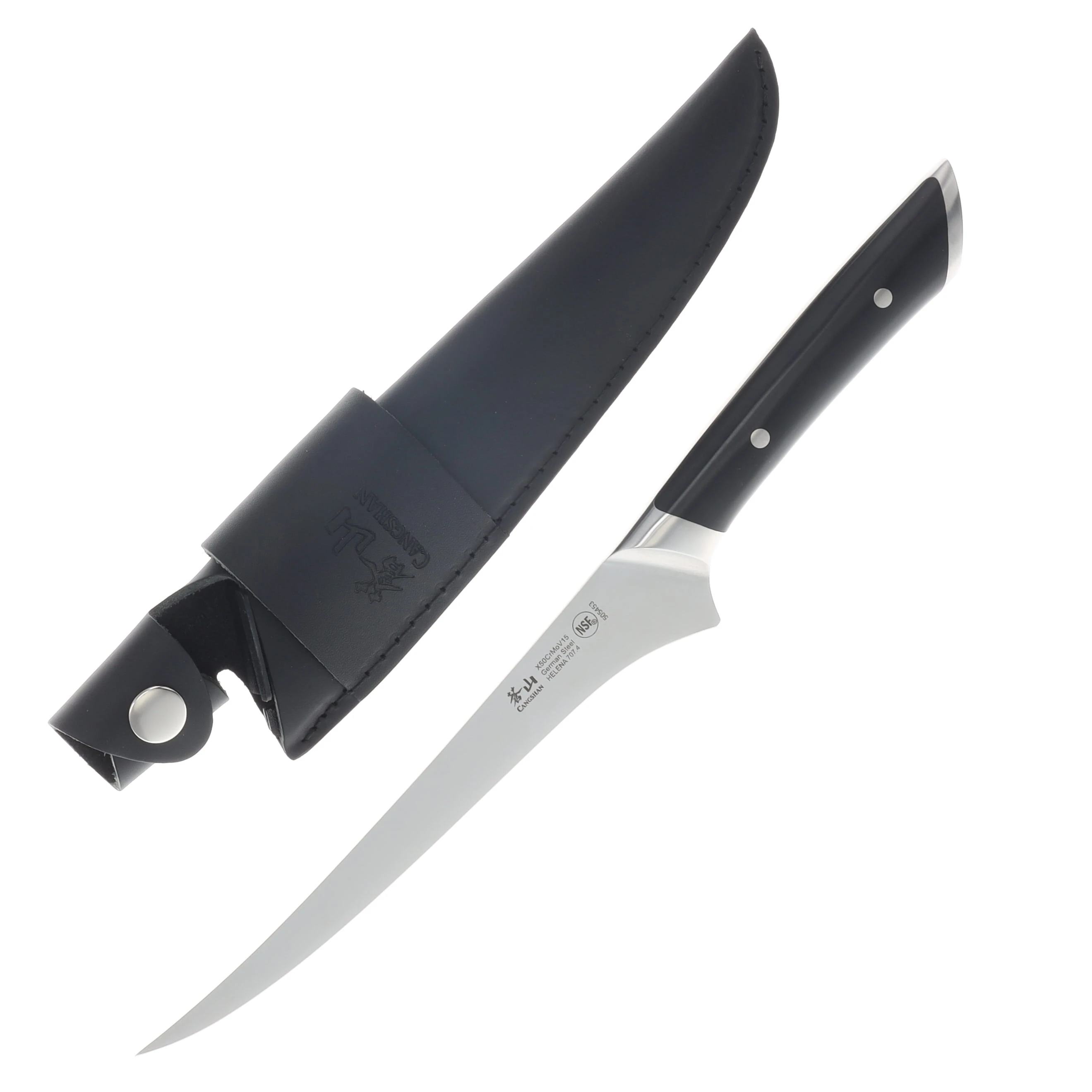 Cangshan Helena Series 7in Fish Fillet Knife With Sheath 505453 View 1