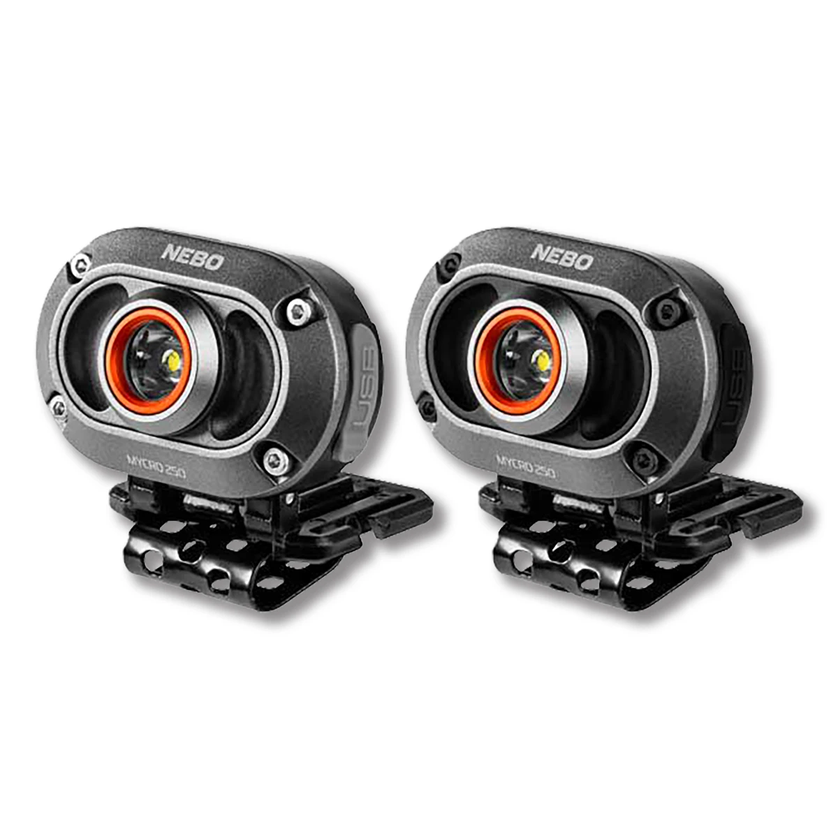 NEBO MYCRO 250 Headlamps Twin Pack NEB-HLP-1010 View 2