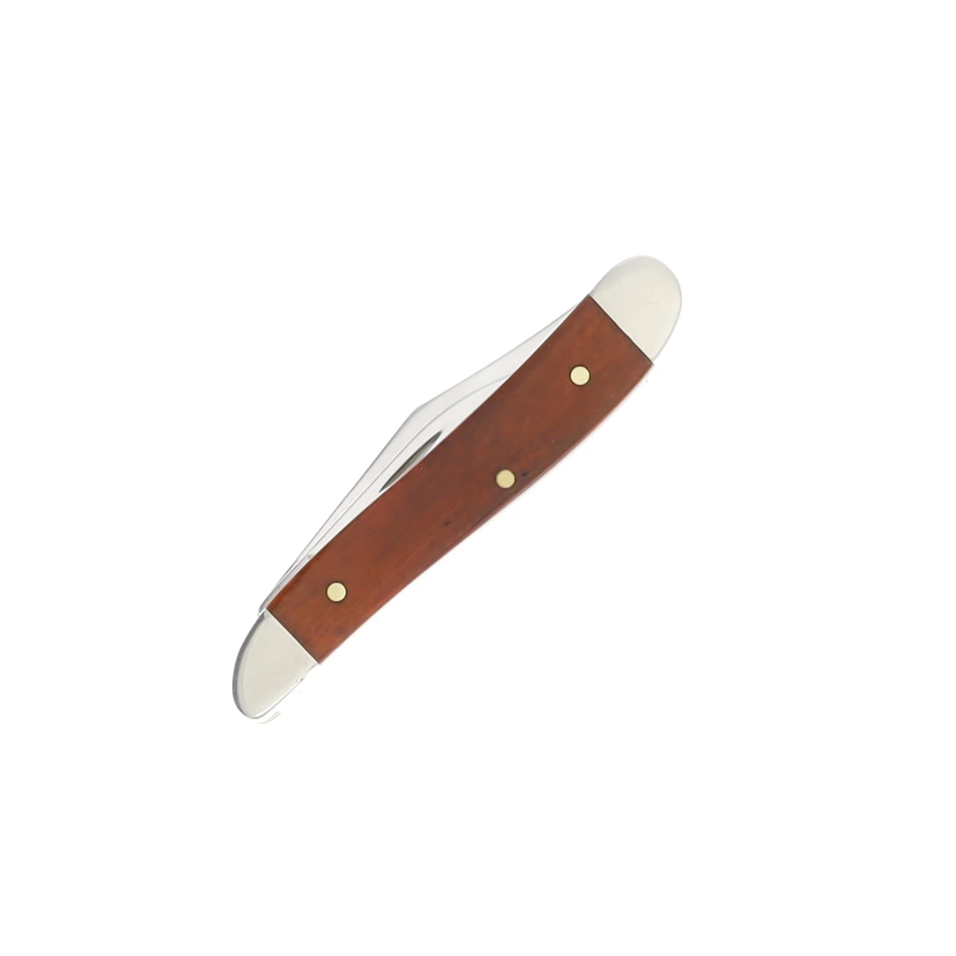 Case XX Chestnut Smooth Bone Peanut Folding Knife CA28702 View 2