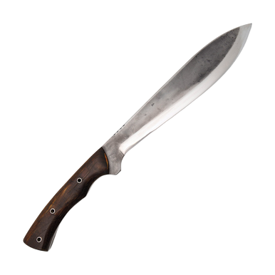 Weatherford Kukri Chopper 1095 Carbon Steel Bushcraft Blade Hickory View 3