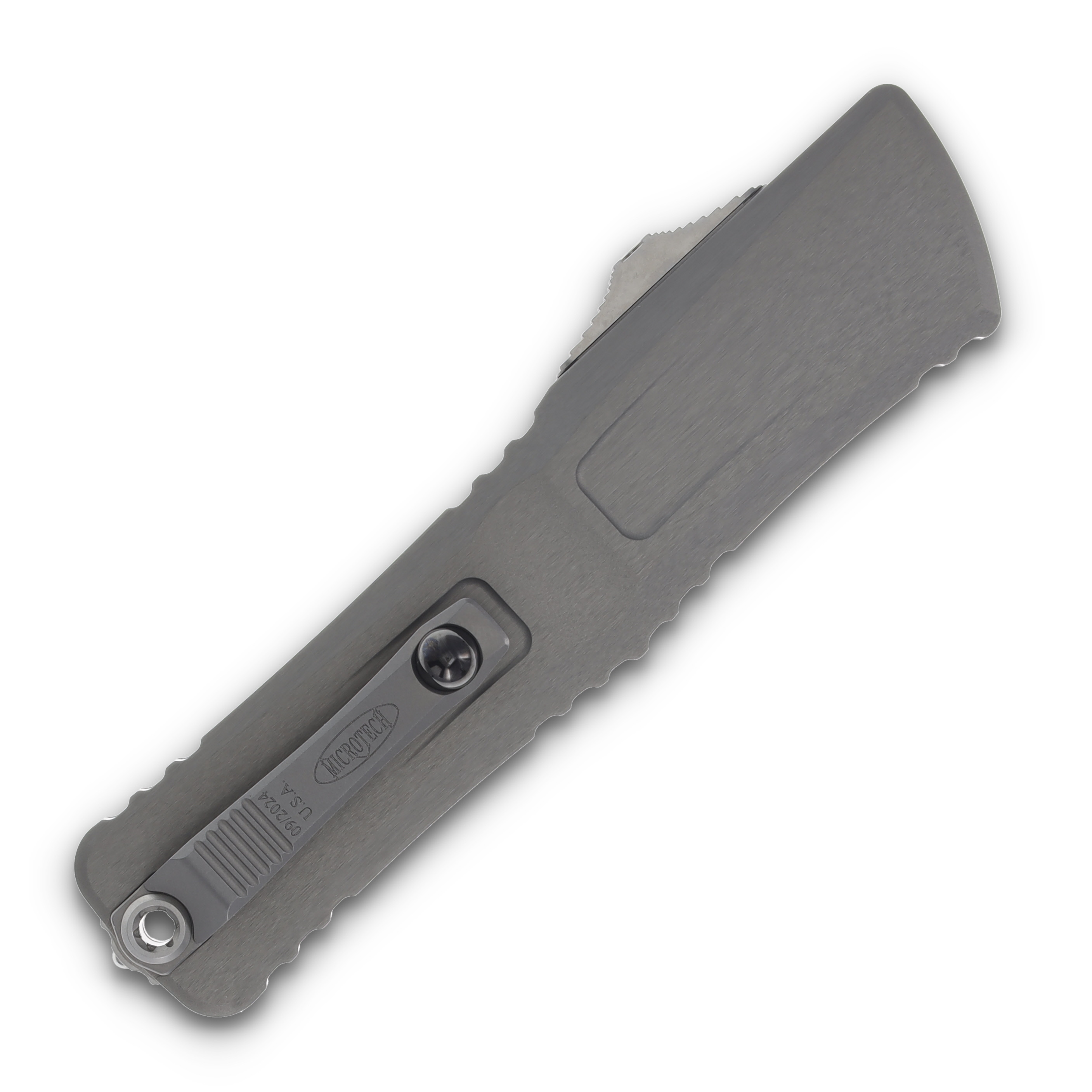 Microtech Combat Troodon T/E Gen III Natural Clear Stonewash Tanto AUMT114410NC View 4