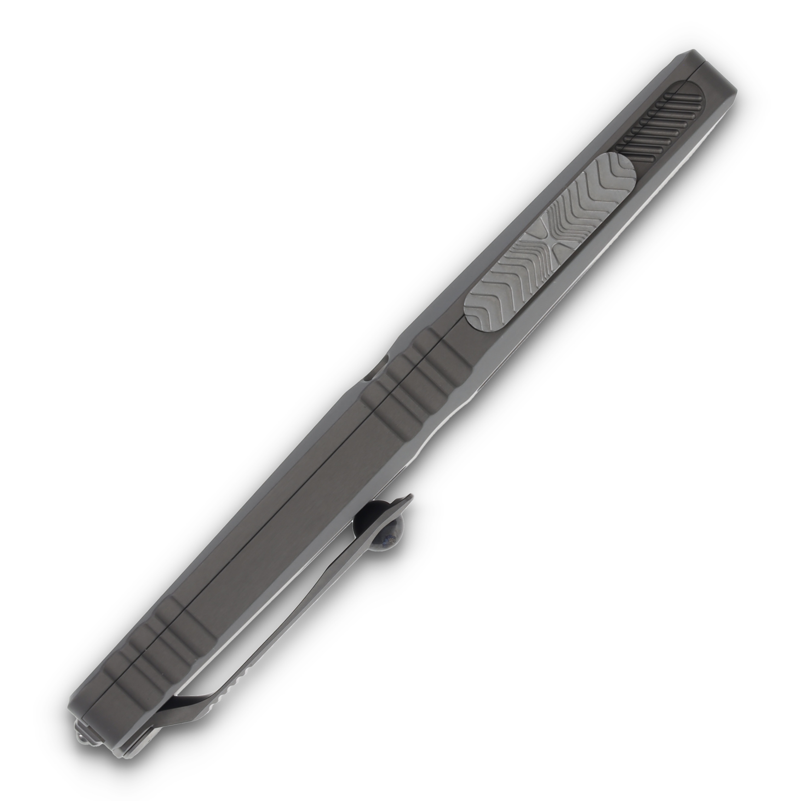 Microtech Combat Troodon T/E Gen III Natural Clear Stonewash Tanto AUMT114410NC View 5