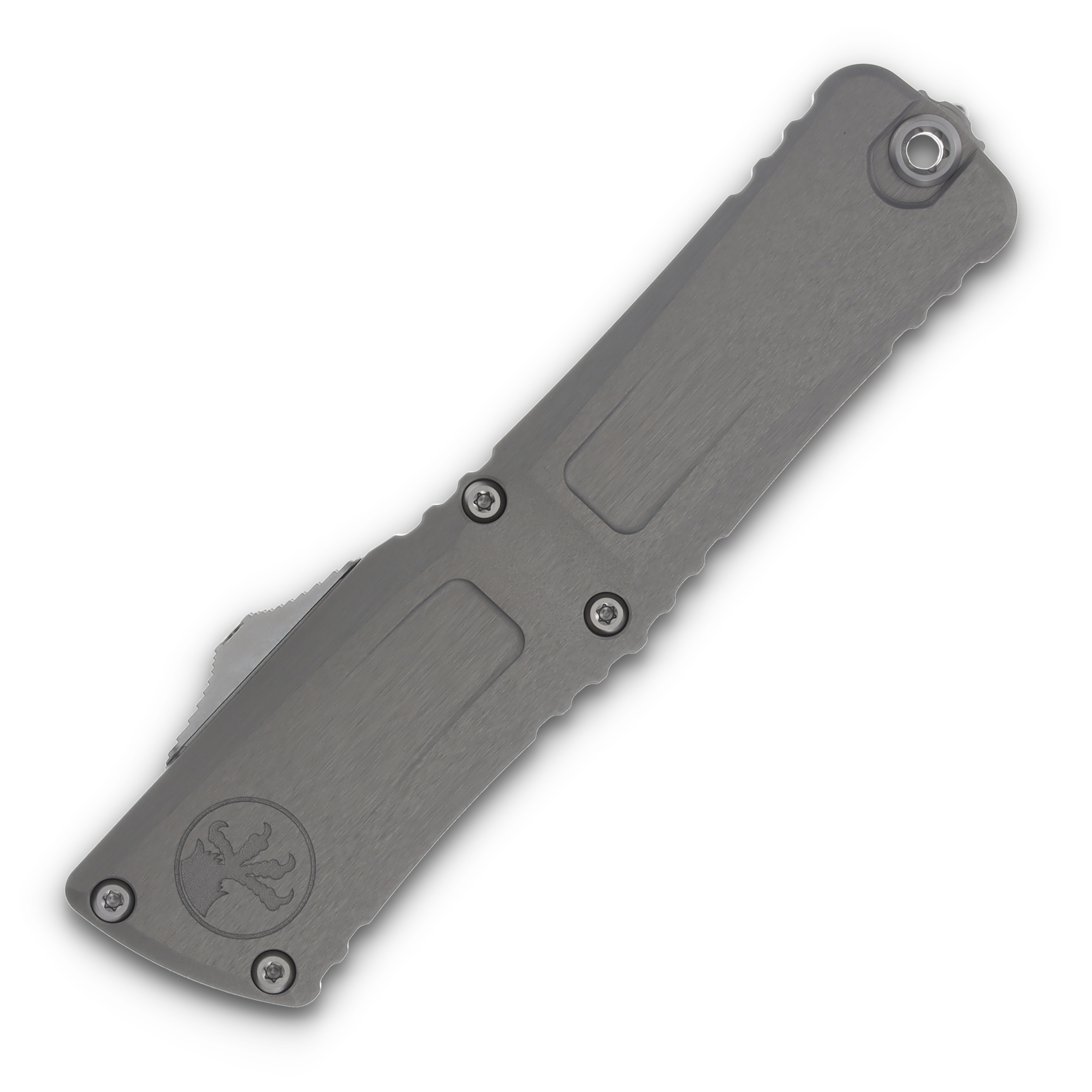 Microtech Combat Troodon T/E Gen III Natural Clear Stonewash Tanto AUMT114410NC View 3