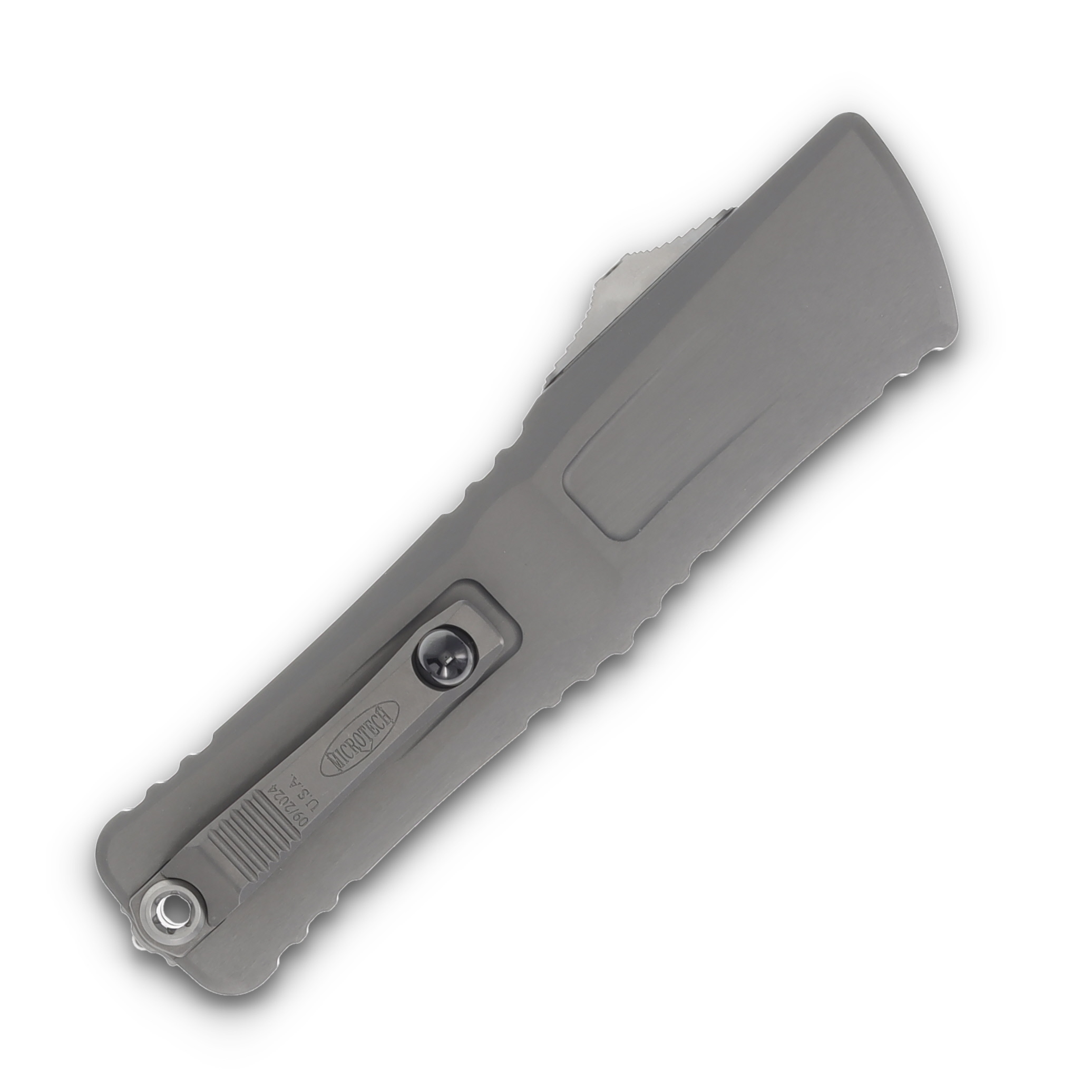 Microtech Combat Troodon T/E Gen III Natural Clear P/S Stonewash Tanto AUMT114411NC View 4