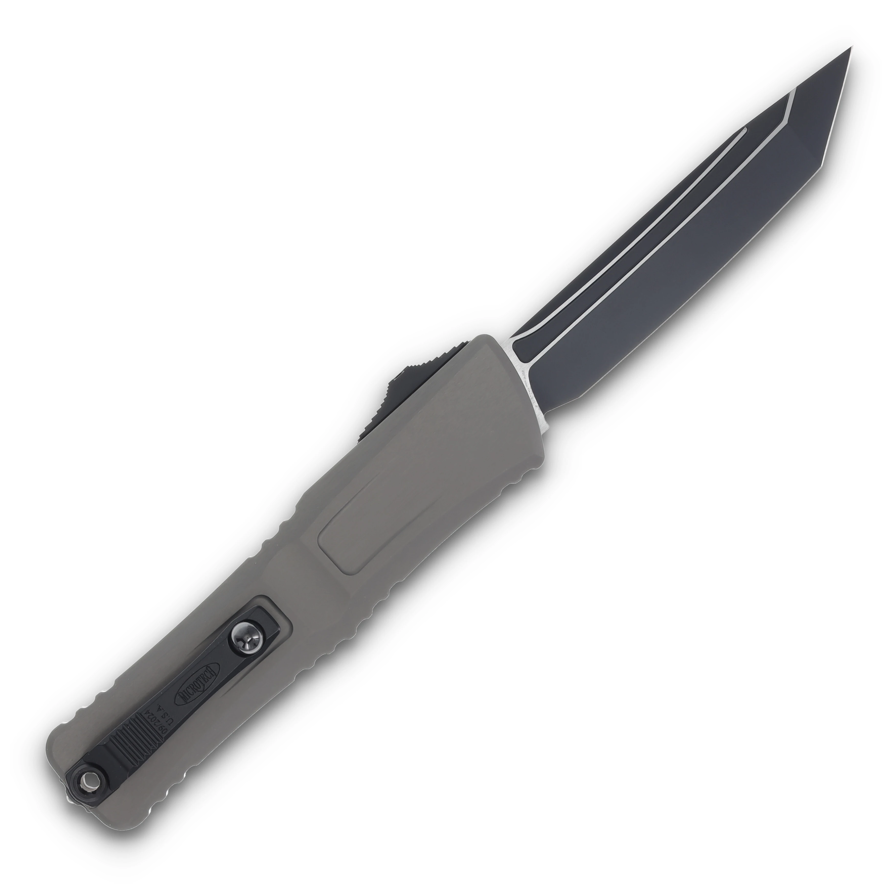 Microtech Combat Troodon T/E Gen III Natural Clear Black Tanto AUMT11441NC View 2