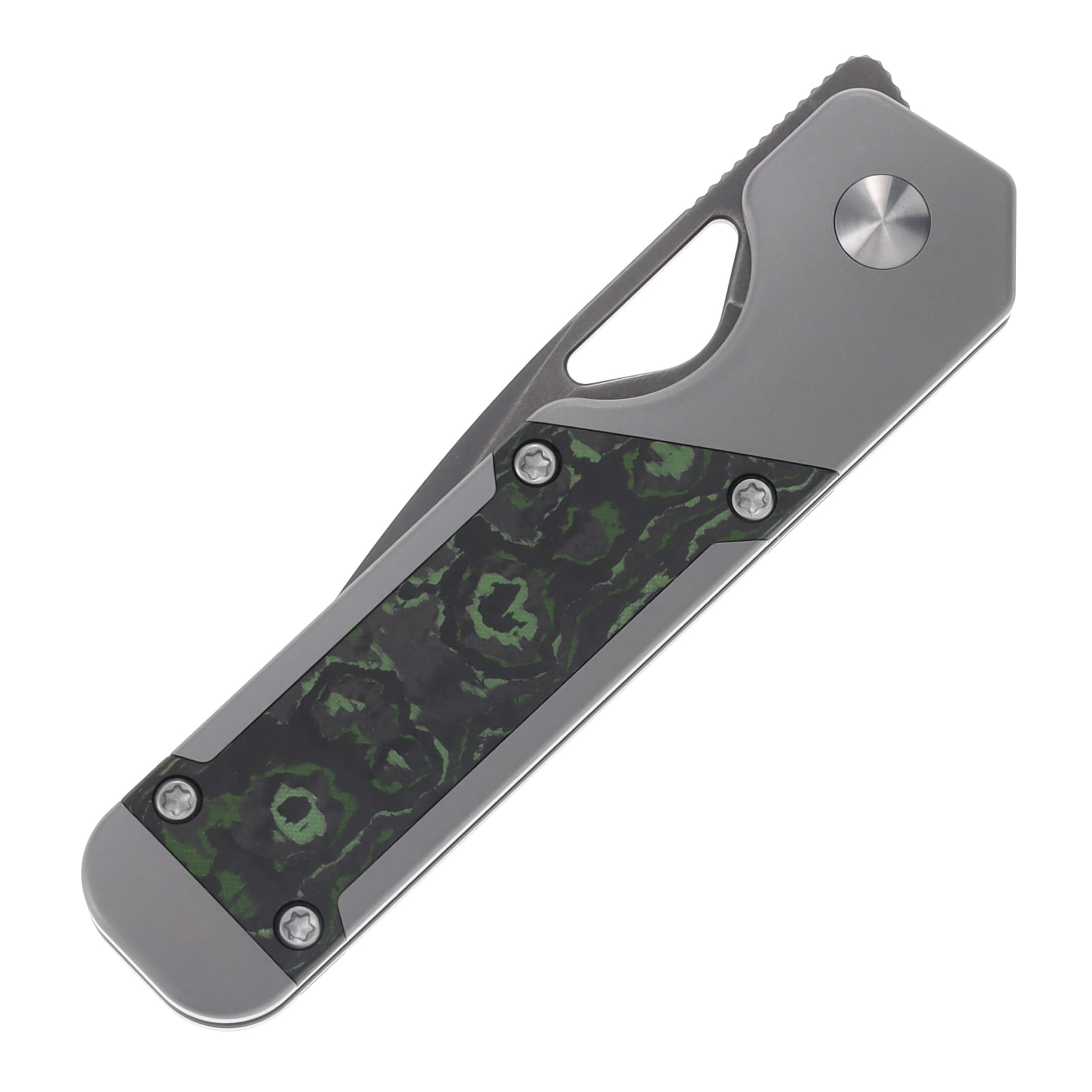 Kizer Mini Militaw Jungle Wear 2.82 Inch Plain Drop Point KI3634SA2 View 5