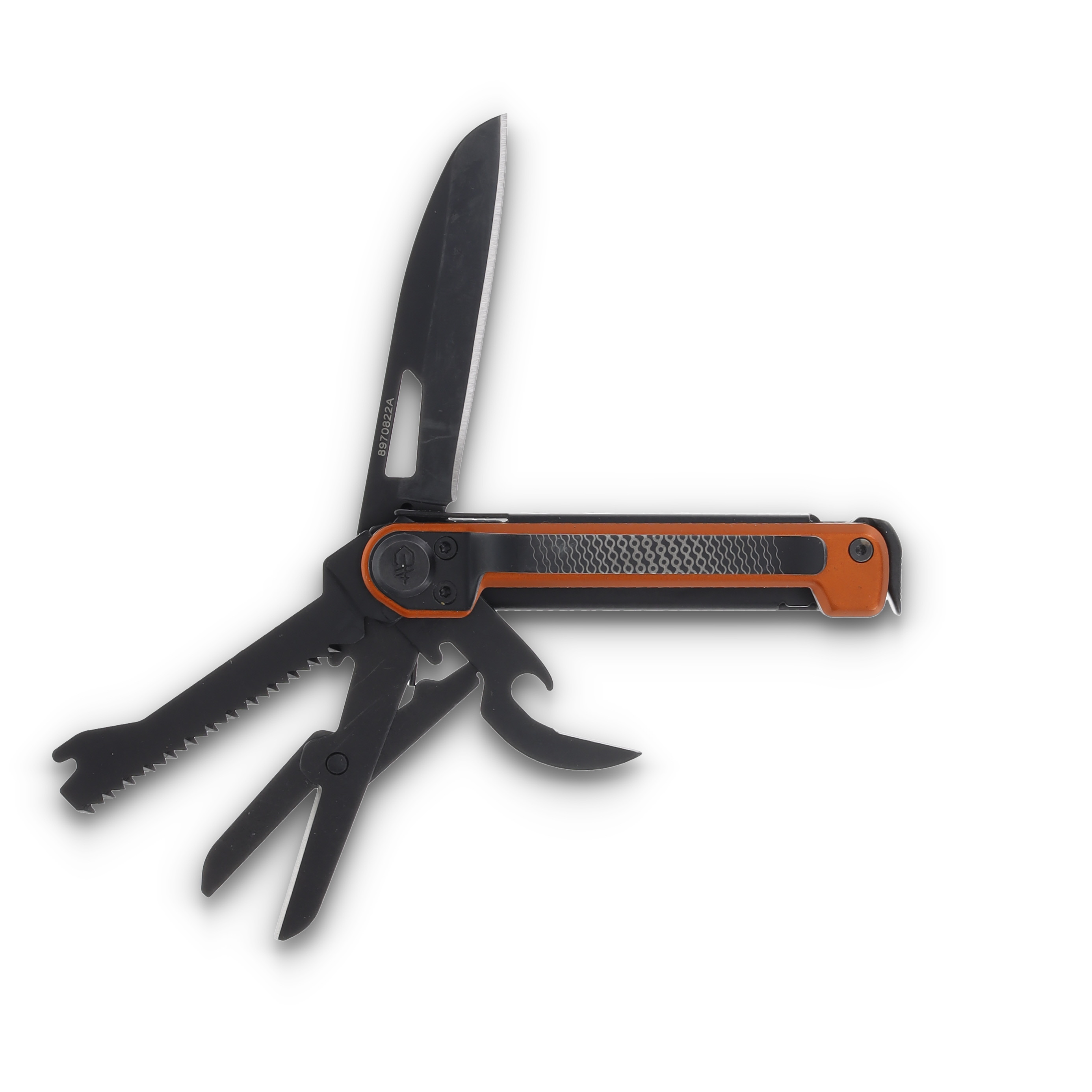 Gerber Armbar Scout Multitool Black S/S Orange Aluminum 2.5” Blk Sheepsfoot G1064393 View 1