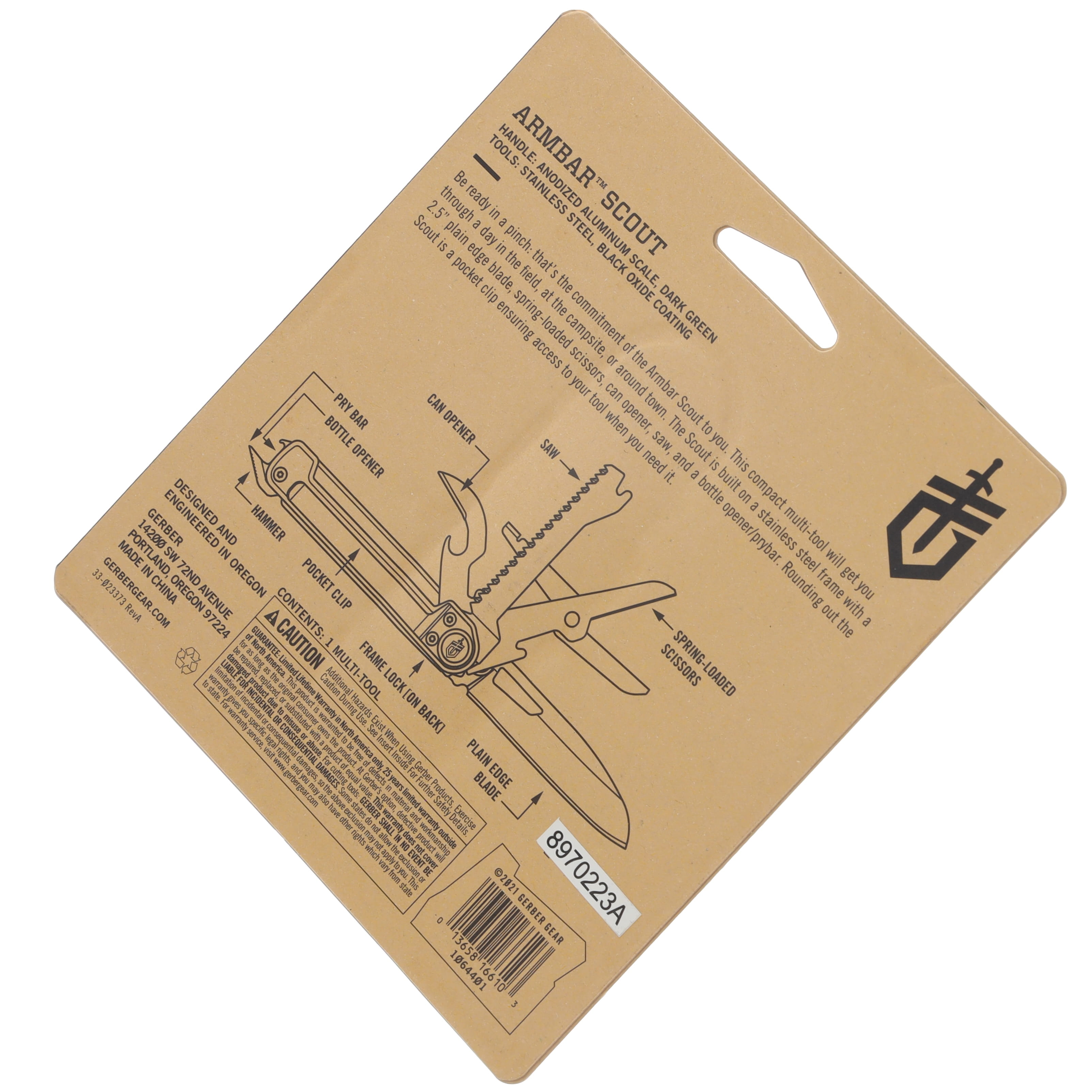 Gerber Armbar Scout E, BLS Green G1064401 View 11