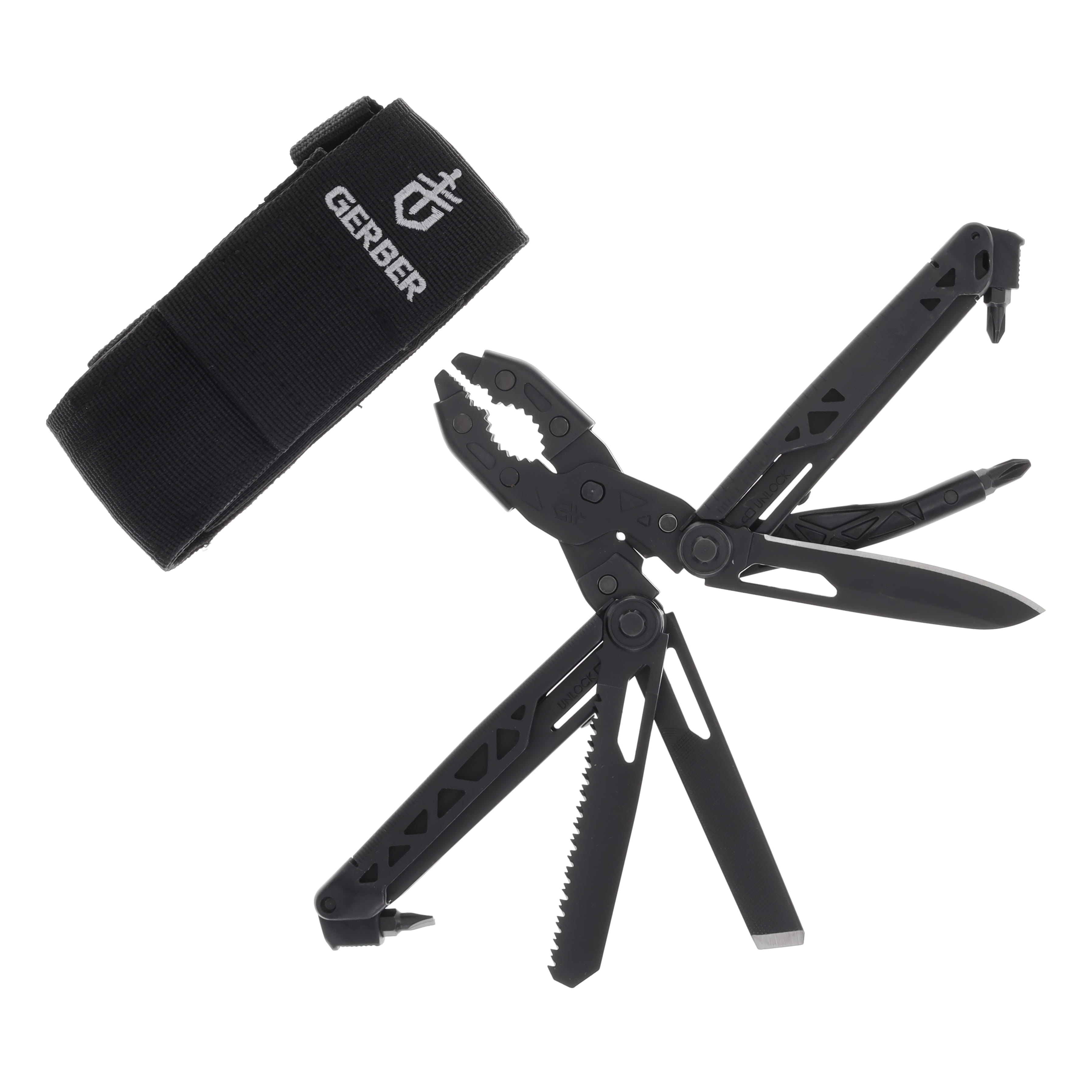 Gerber Dual Force Multi Tool Black/Silver G1067409 View 1