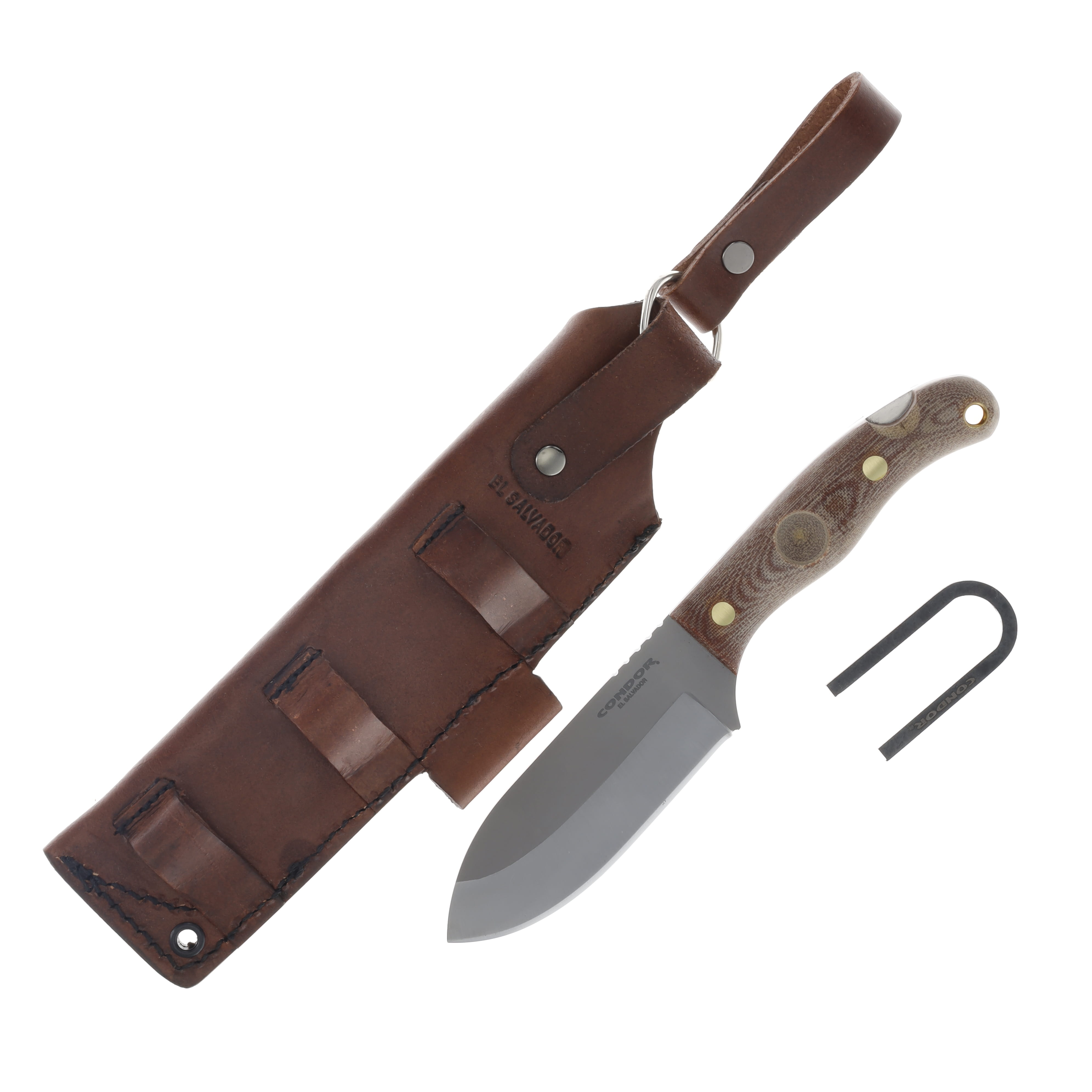 Condor Tool and Knife Toki Fixed Blade Knife Micarta 4.7in Drop Point CTK392047 View 2