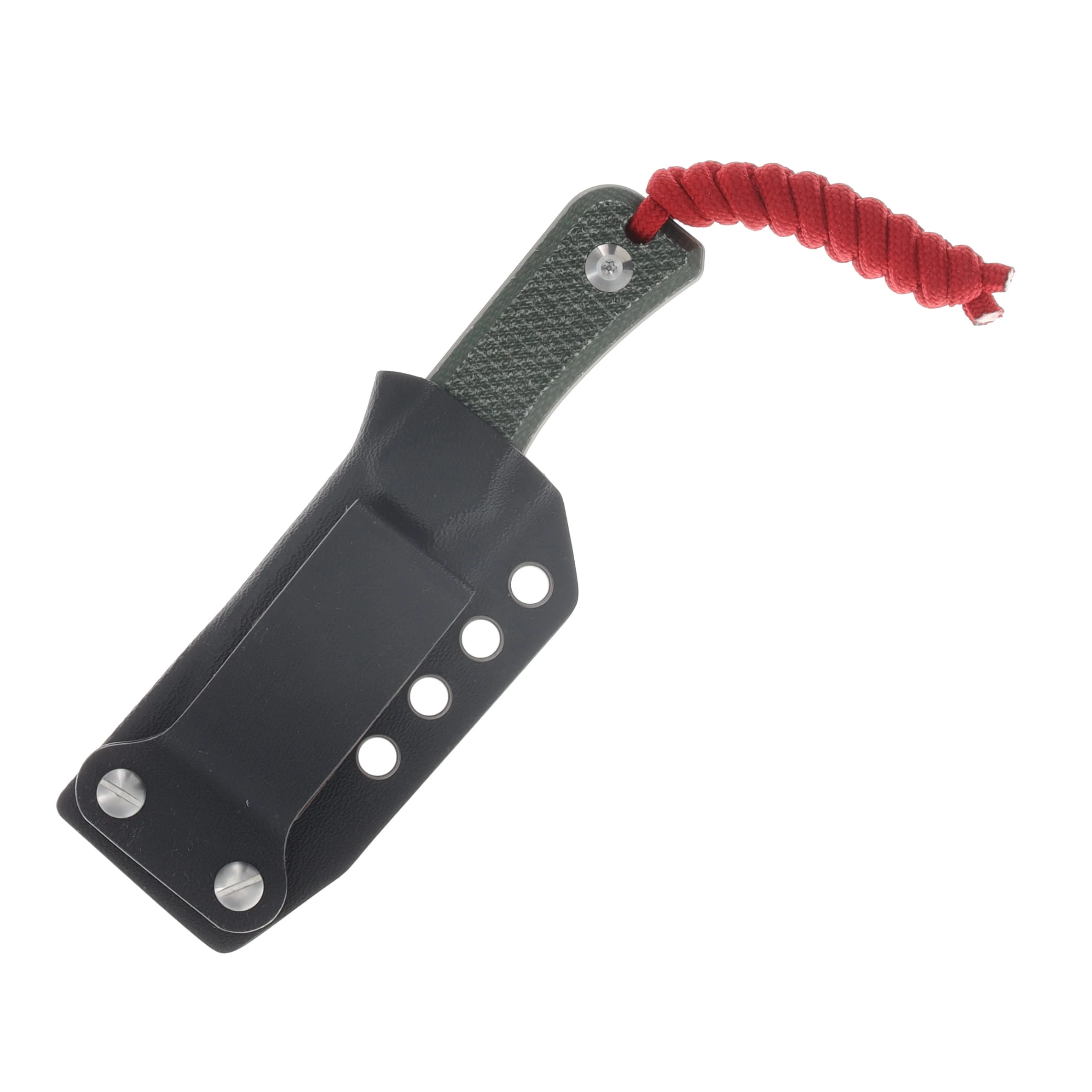 CIVIVI Baby Banter Fixed Blade Knife Stonewash Nitro-V/Green Canvas Micarta with Kydex Sheath C23045-2 View 4