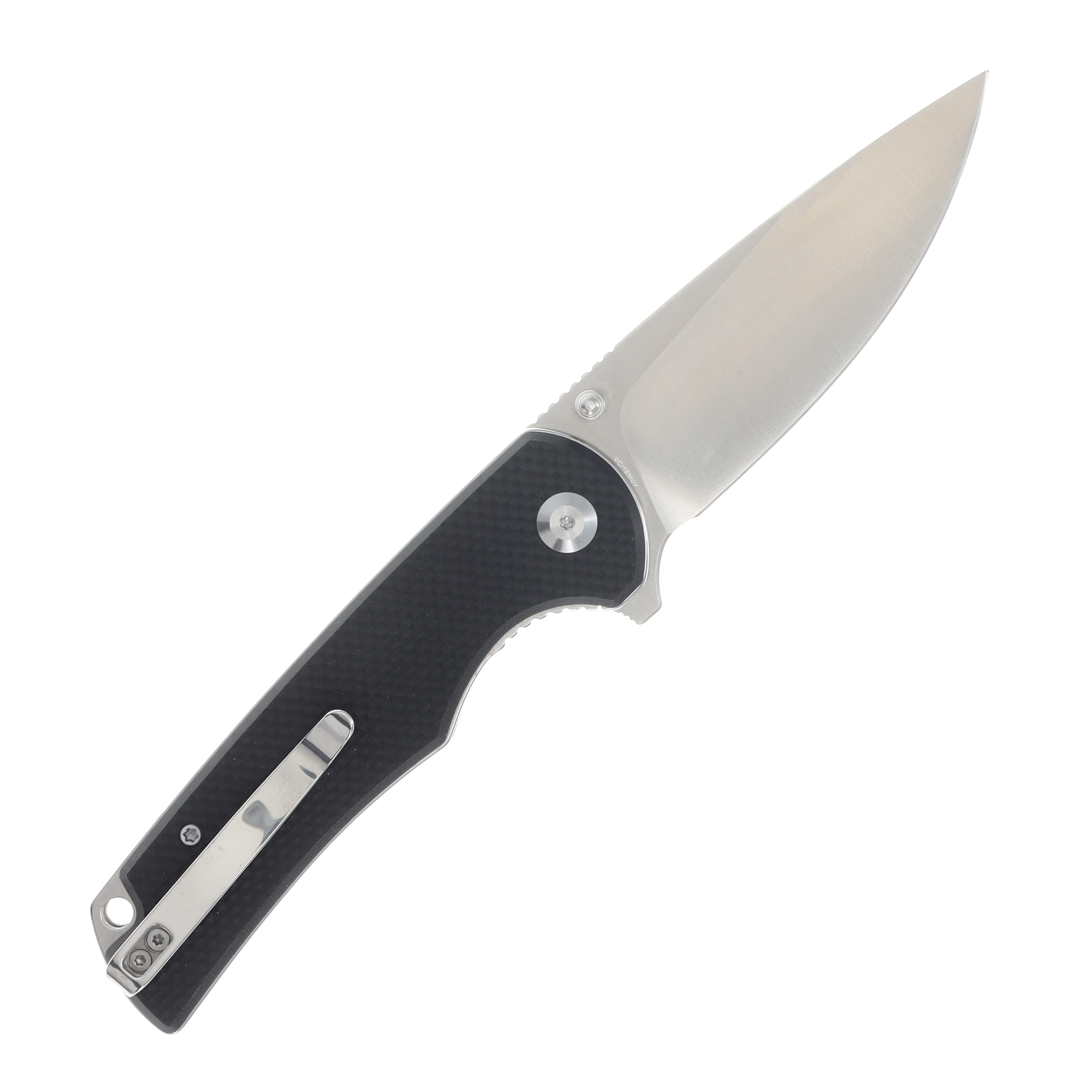 SENCUT Praktisk Folding Knife 3.59 Inch Plain Satin Drop Point S24019-1 View 2
