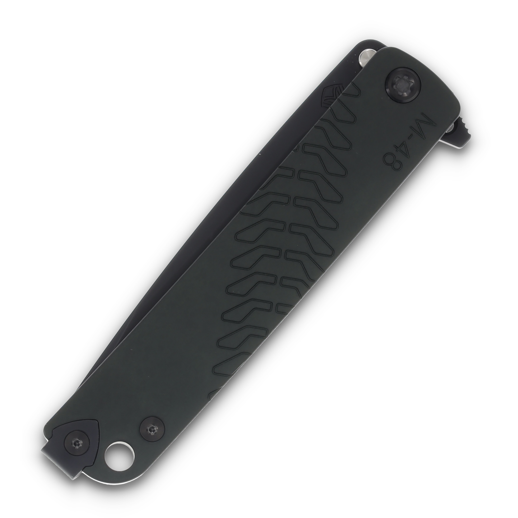 Medford M-48 Folding Knife DLC S45VN/Black Handles/DLC Hardware MK2124PQ-40PV-TPCP-Q4 View 3