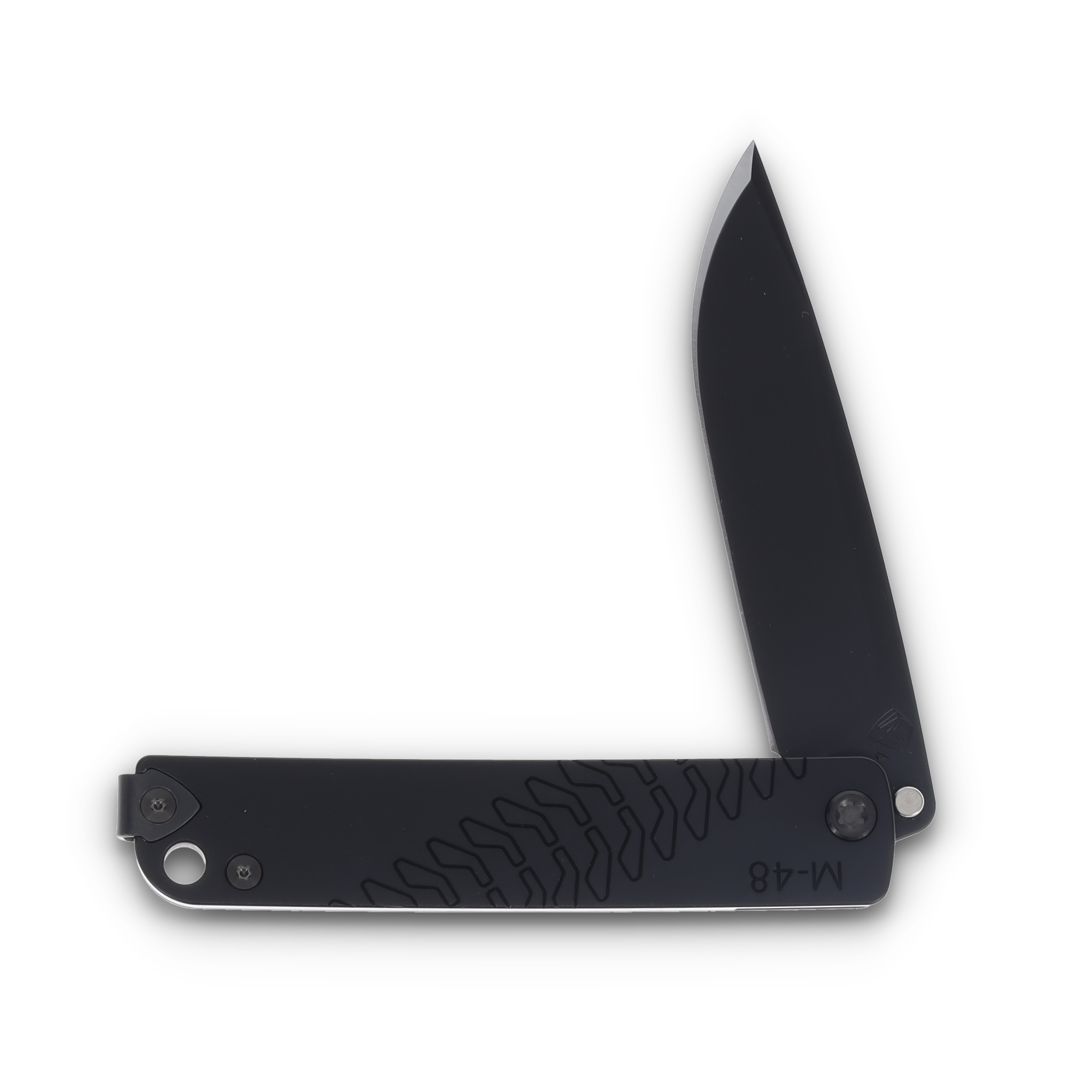 Medford M-48 Folding Knife DLC S45VN/Black Handle/DLC Hardware MK2124PQ-42PV-TPCP-Q4 View 4