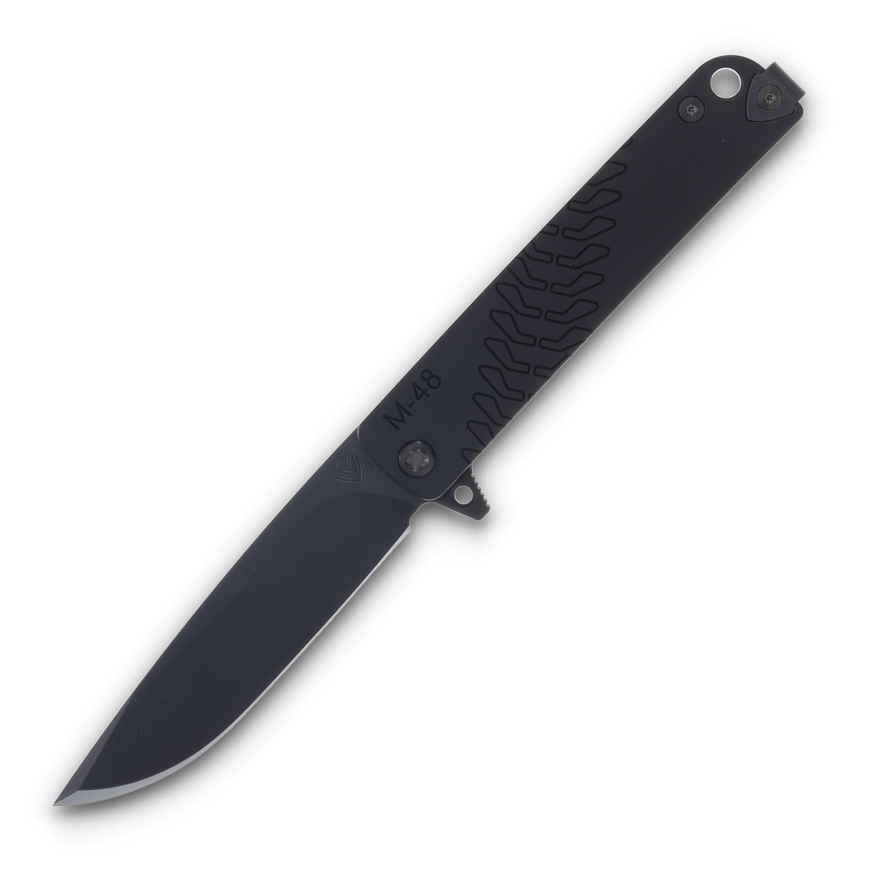 Medford M-48 Folding Knife DLC S45VN/Black Handle/DLC Hardware MK2124PQ-42PV-TPCP-Q4 View 1