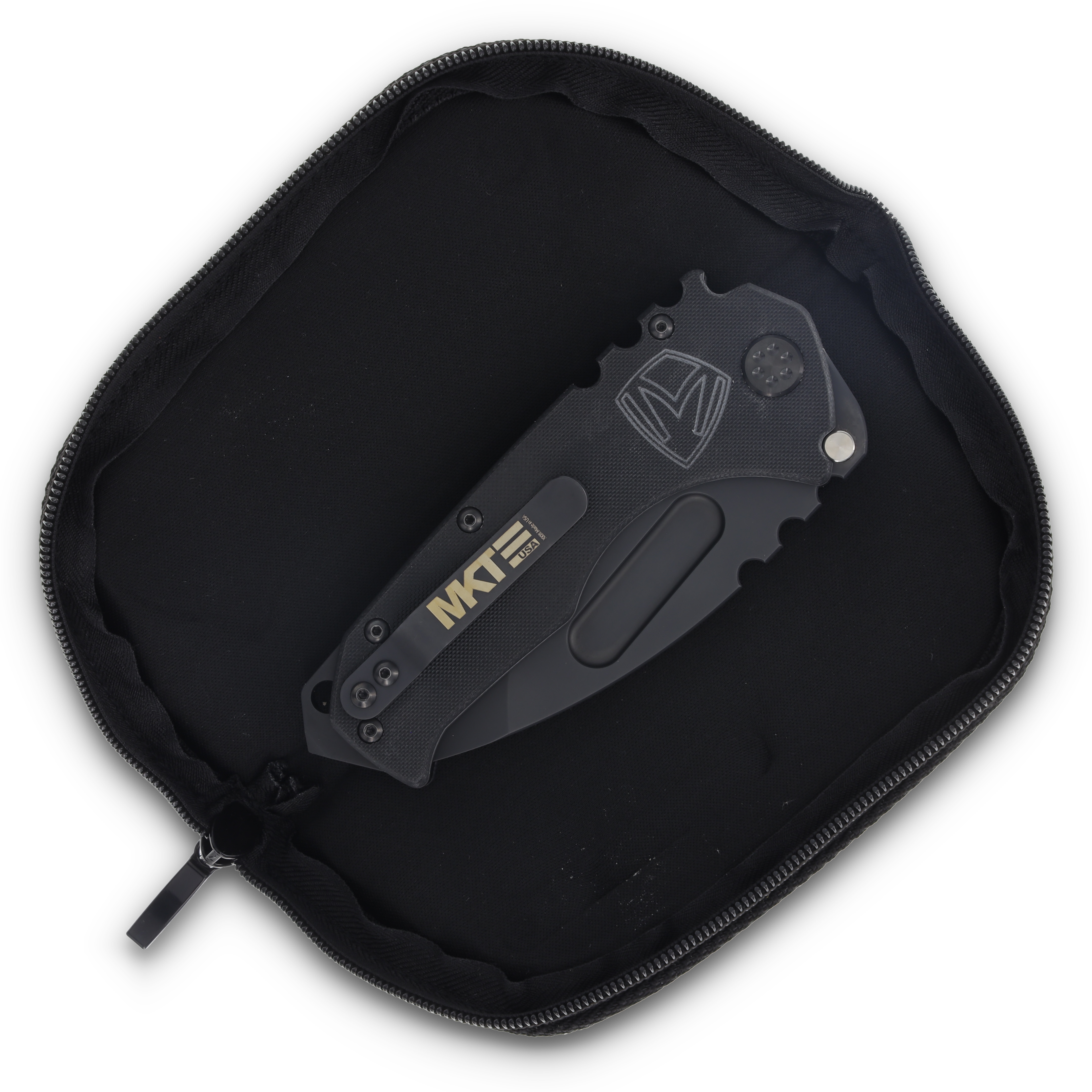 Medford Scout MP Folding Knife DLC D2 Tanto/Black G-10/DLC Hardware MKM30DPT-0808-TPCP-BP View 8