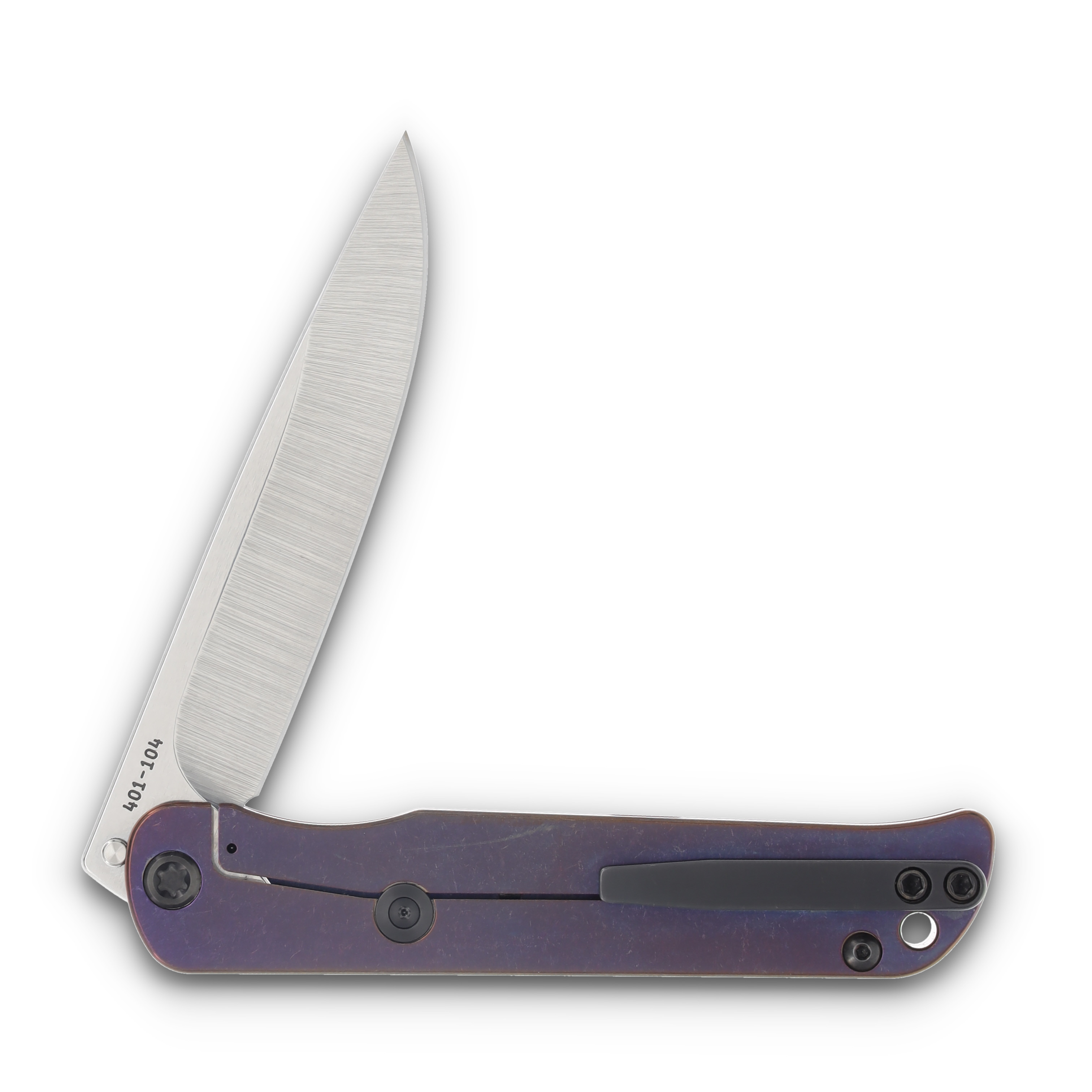 Medford T-Bone Folding Knife Tumbled S45VN/Bronze Violet Safari/DLC Hardware MK2154TD-36A1-TPCP-Q4-VI View 4