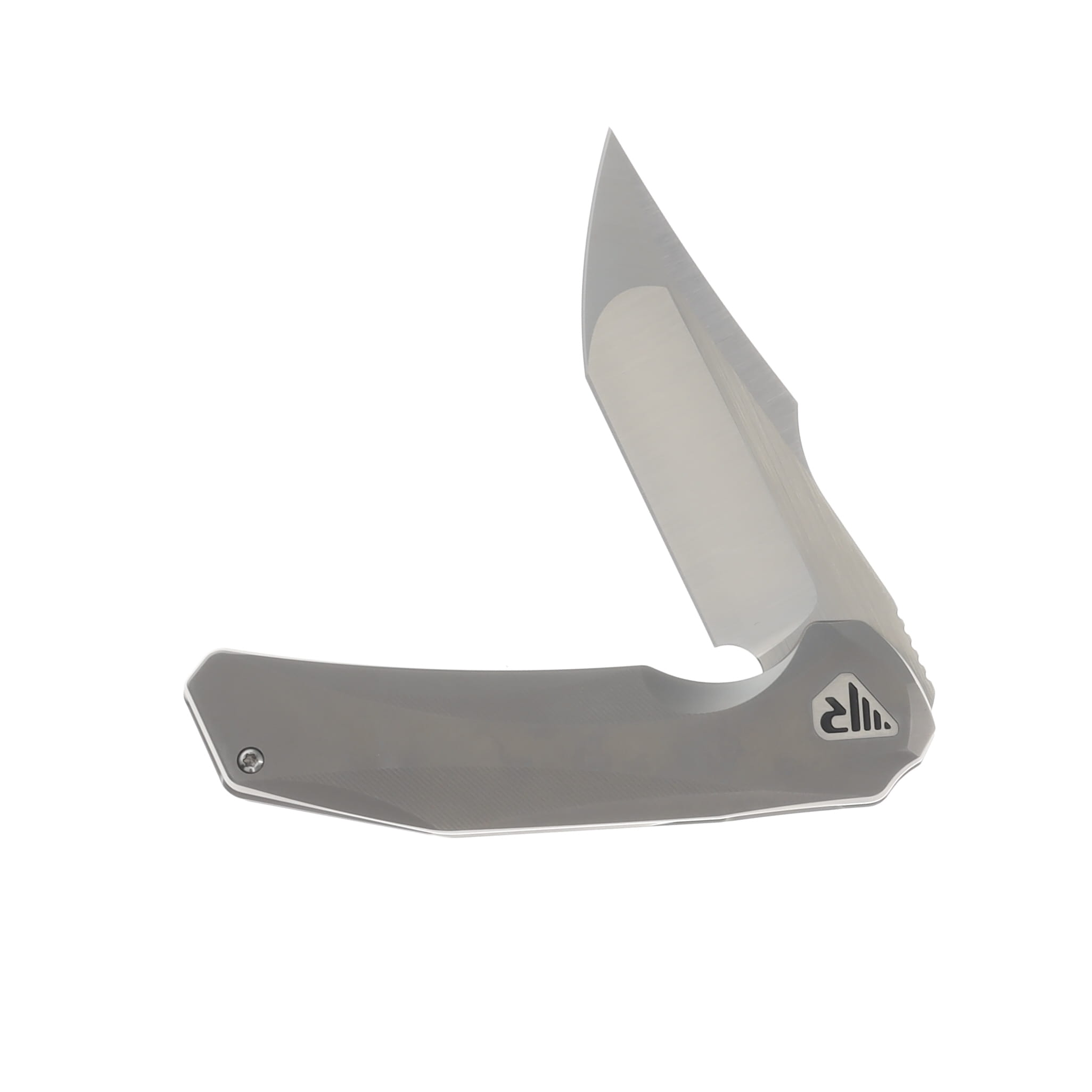 REATE Zoro Gravity Knife Titanium 3.3 Inch Plain Satin Tanto REZORO View 3