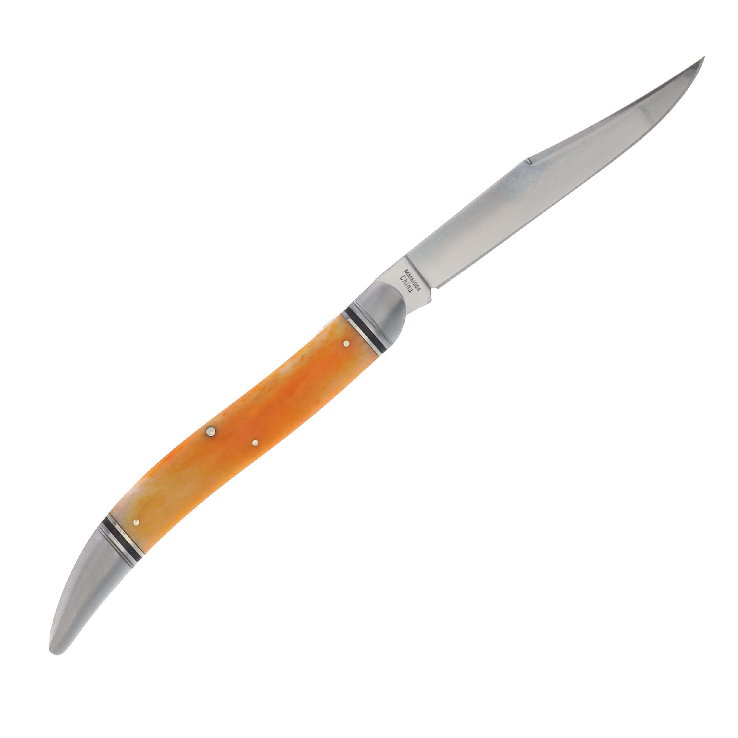 Marble's Master Made Large Toothpick Folding Knife Orange MMM004 View 2