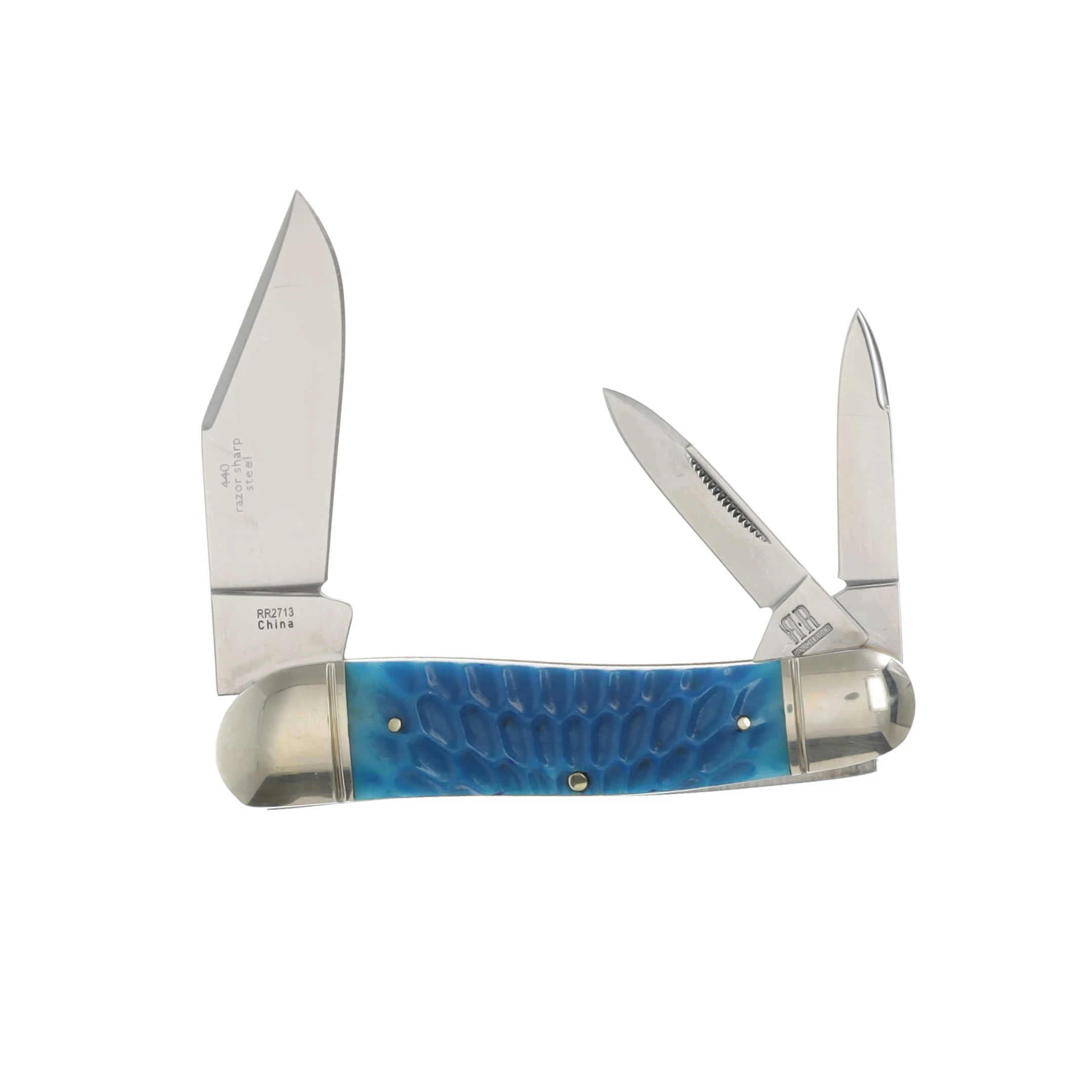 Rough Rider Whittler Blue Dragon Bone RR2713 View 2