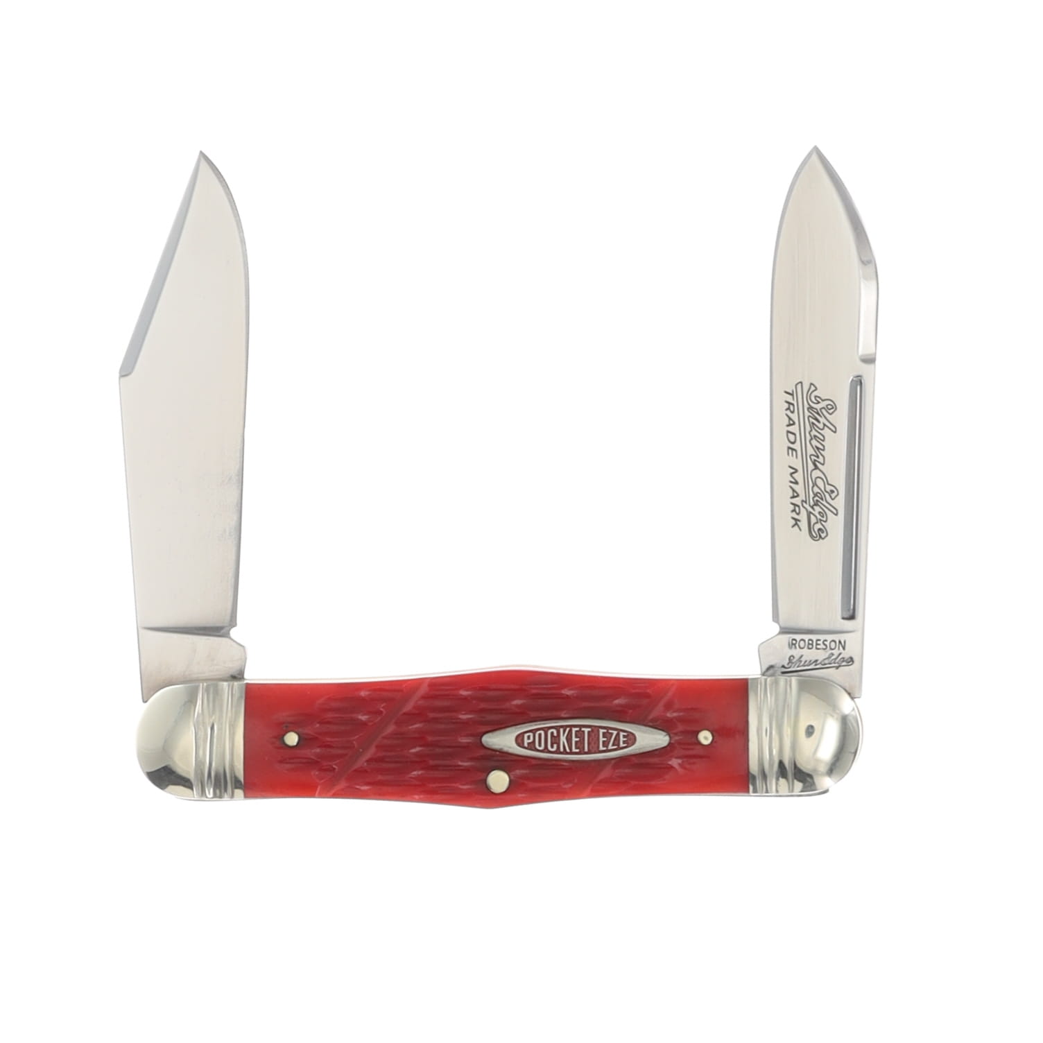 Robeson Red Wormgroove Jigged Bone Swellcenter Moose Folding Knife ROB622225 View 1