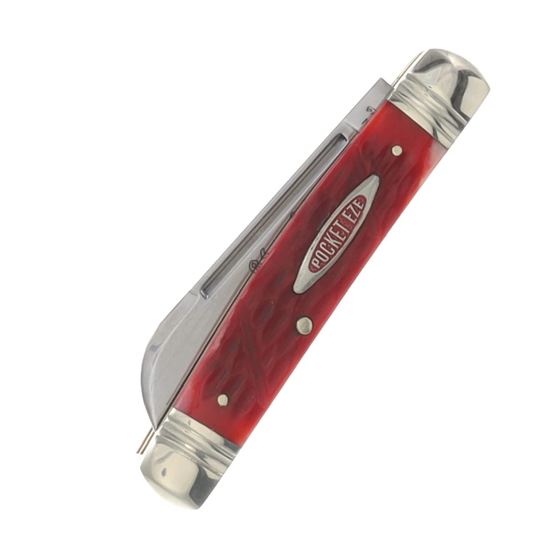 Robeson Congress Jack Red Wormgroove Jigged Bone Folding Knife ROB626056 View 4