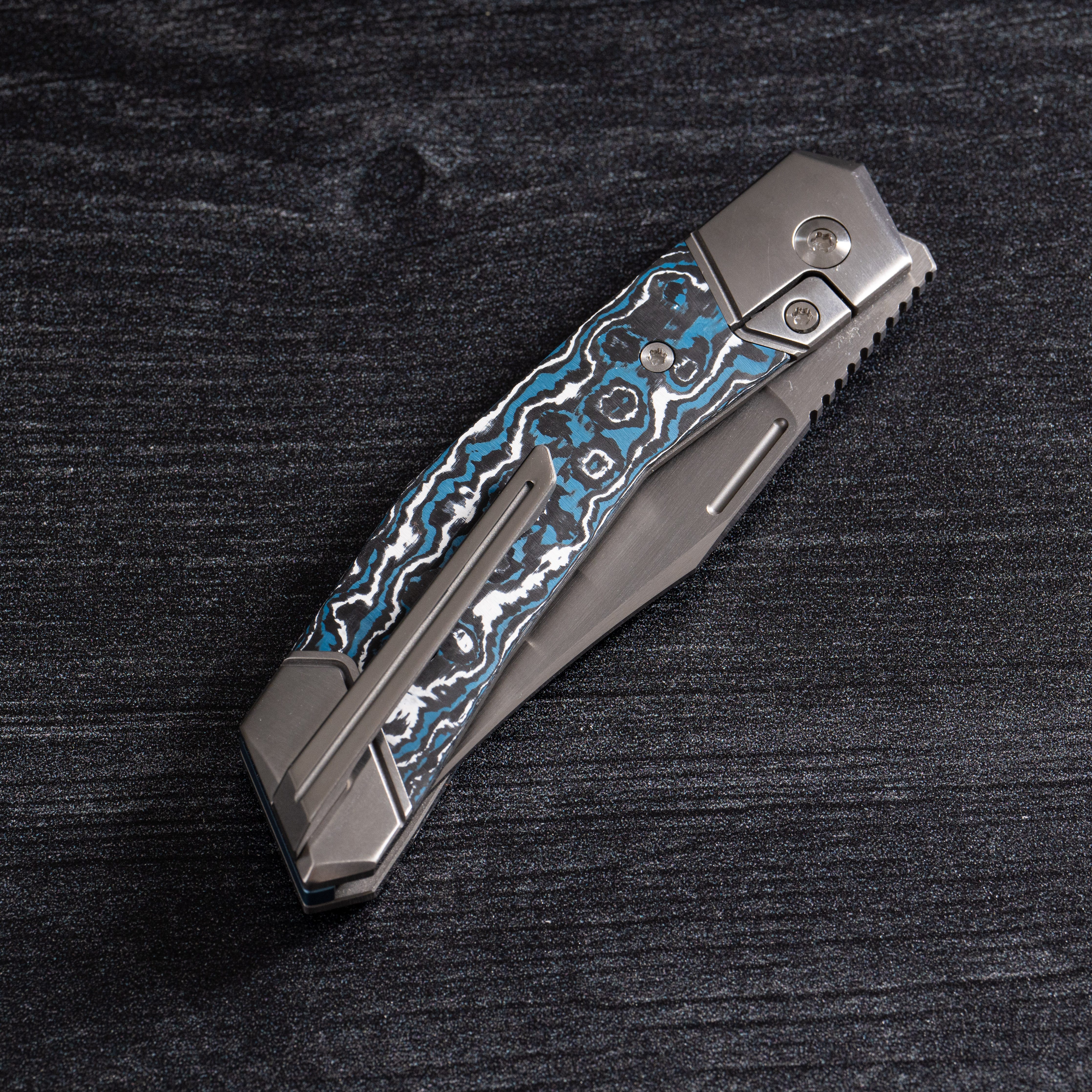 Jack Wolf Bionic Jack Folding Knife Frost FatCarbon BIONI-01-FC-FROST View 30