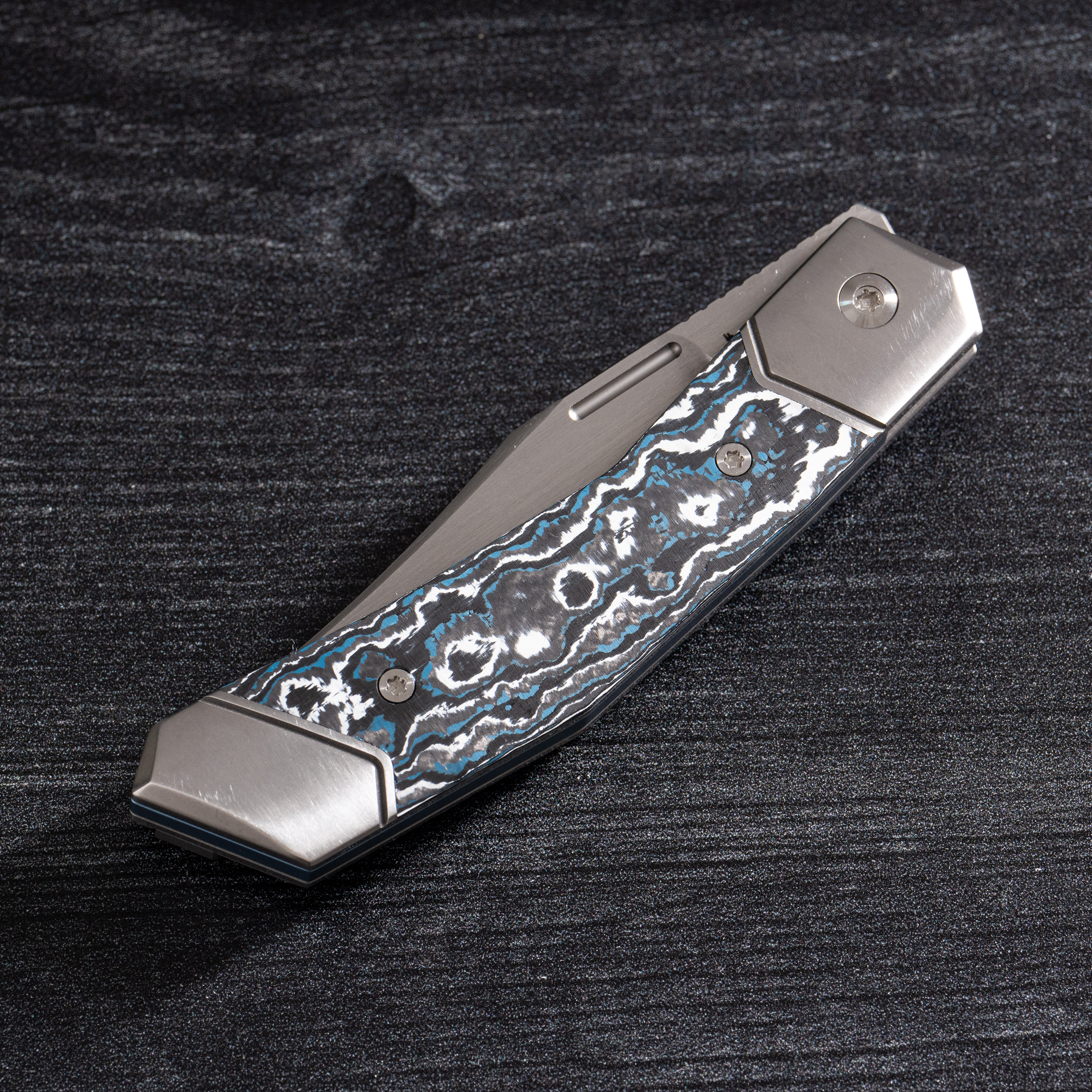 Jack Wolf Bionic Jack Folding Knife Frost FatCarbon BIONI-01-FC-FROST View 29