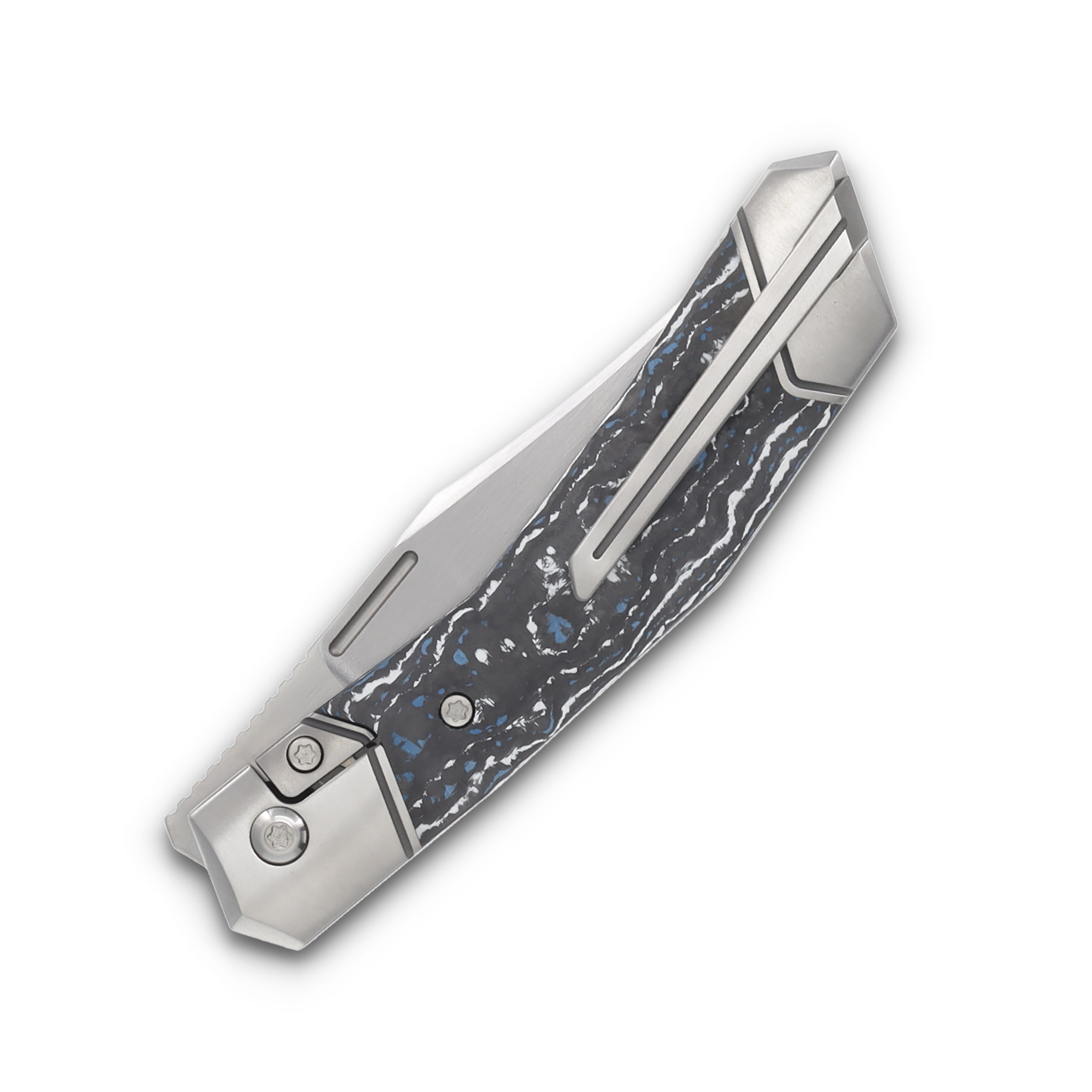 Jack Wolf Bionic Jack Folding Knife Frost FatCarbon BIONI-01-FC-FROST View 6