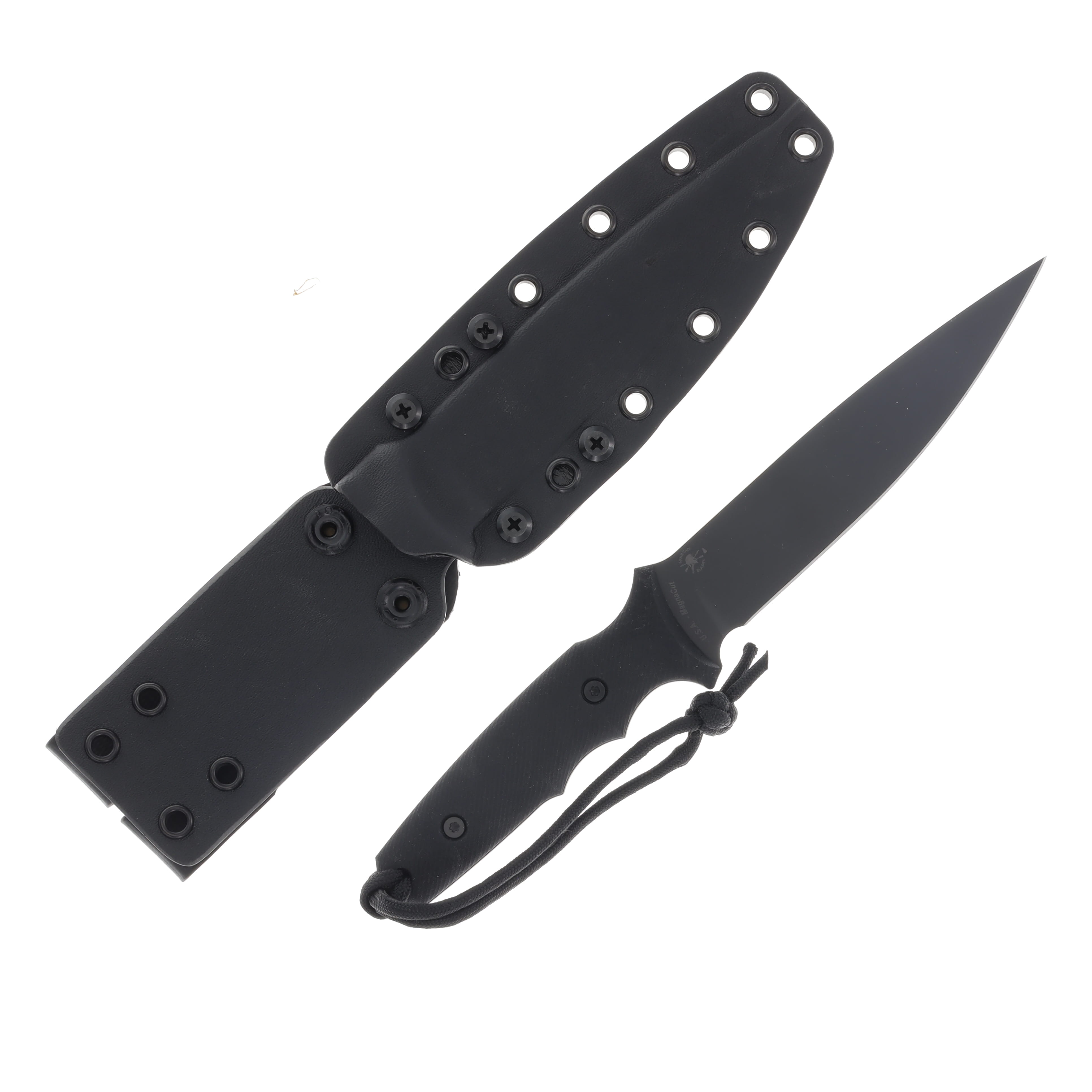 Spartan Harsey Clandestina Black Handle Black Blade Kydex Black