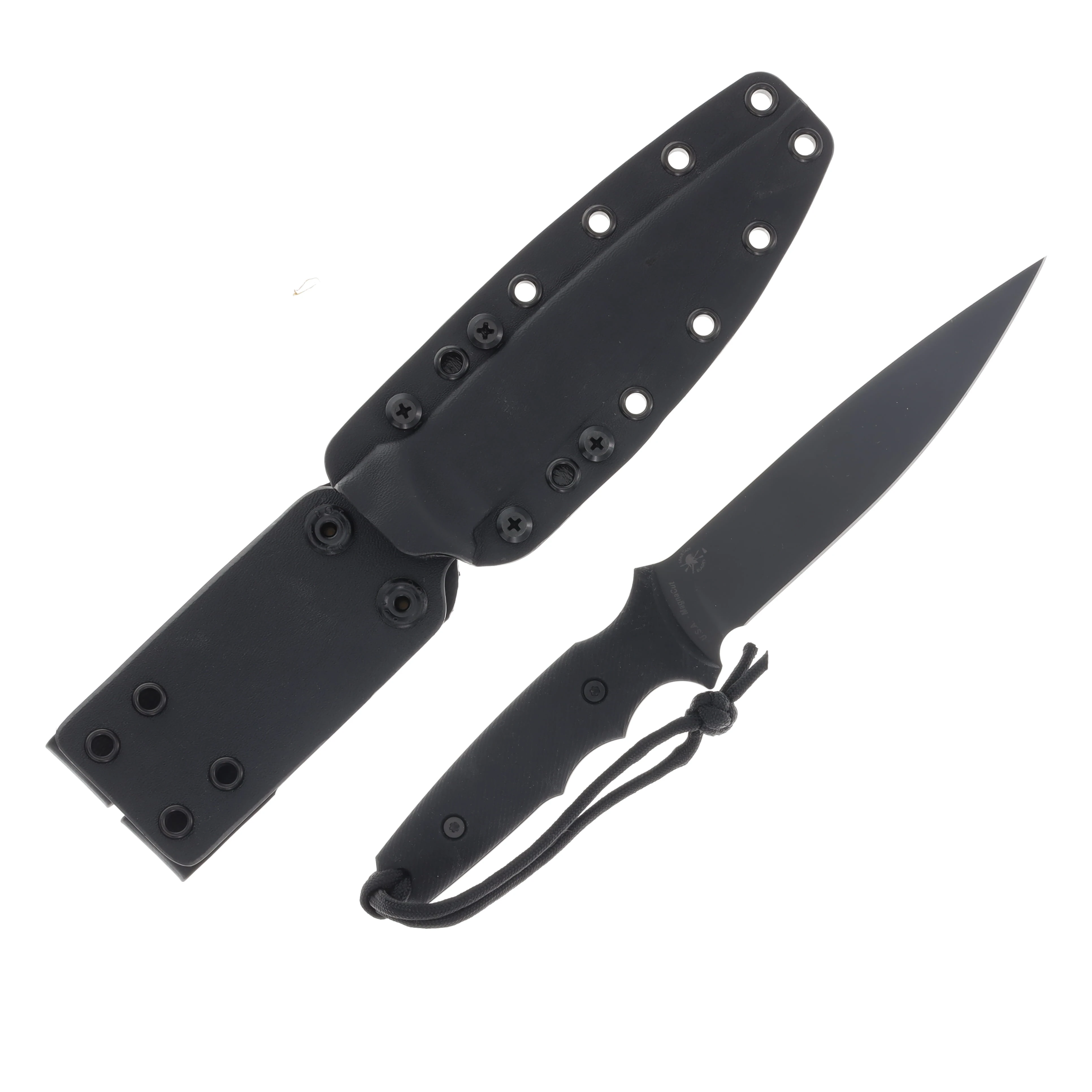 Spartan Harsey Clandestina Black Handle Black Blade Kydex Black Sheath SB57BKBKKYBK View 2