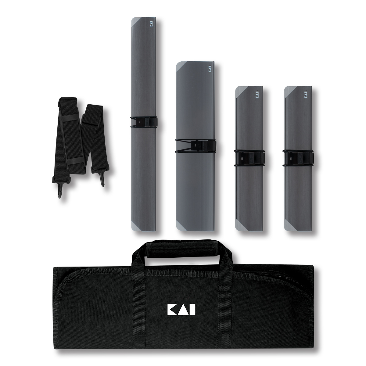 KAI Housewares Pro BBQ 5 Piece Kitchen Knife Set Kit SHTS0630 View 3