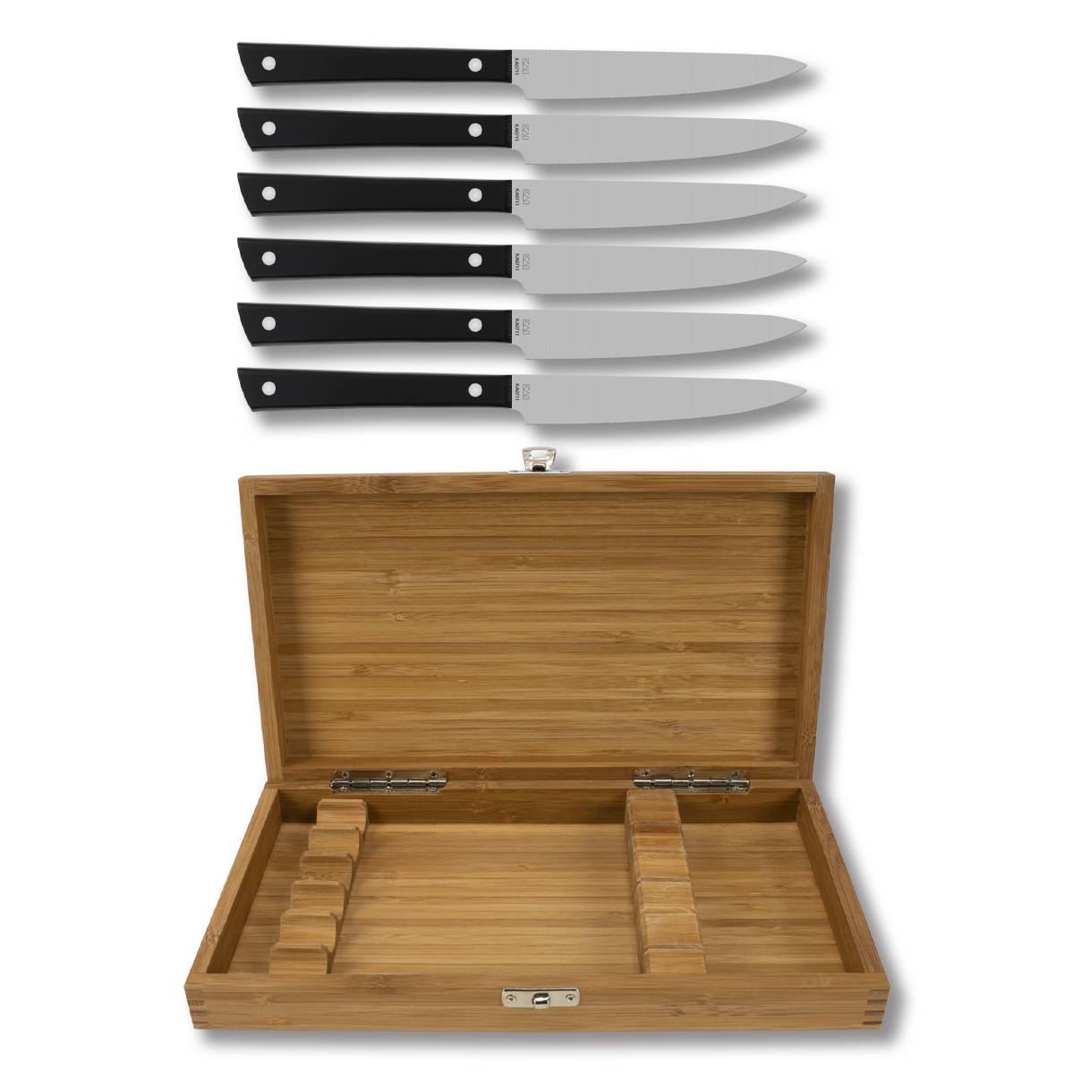 KAI Housewares Steak Knife 6 Piece Kitchen Set POM Handles KAS0600 View 1