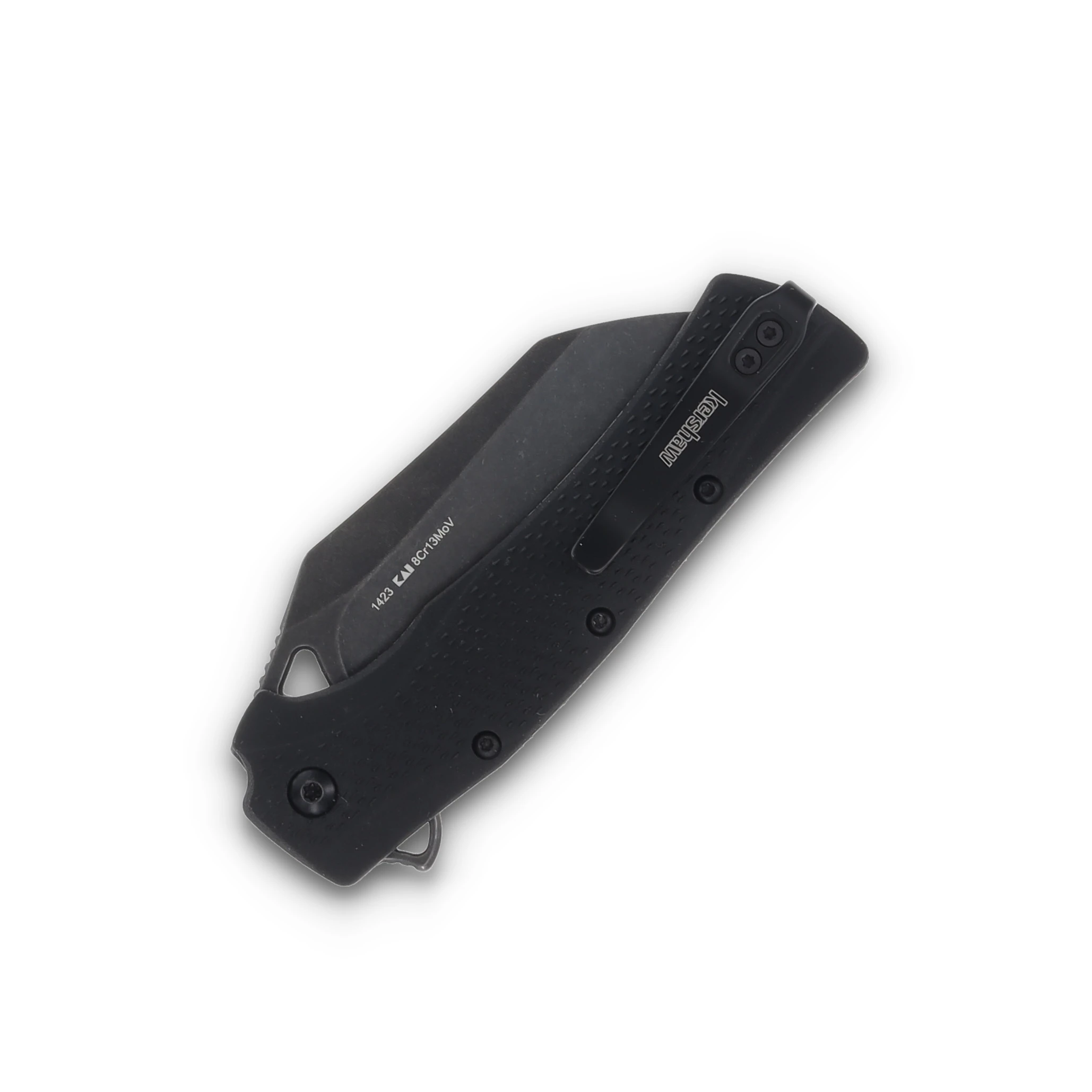 Kershaw Dawnstar Folding Knife 3.5 Inch Plain Blackwash Hawkbill KS1423 View 6