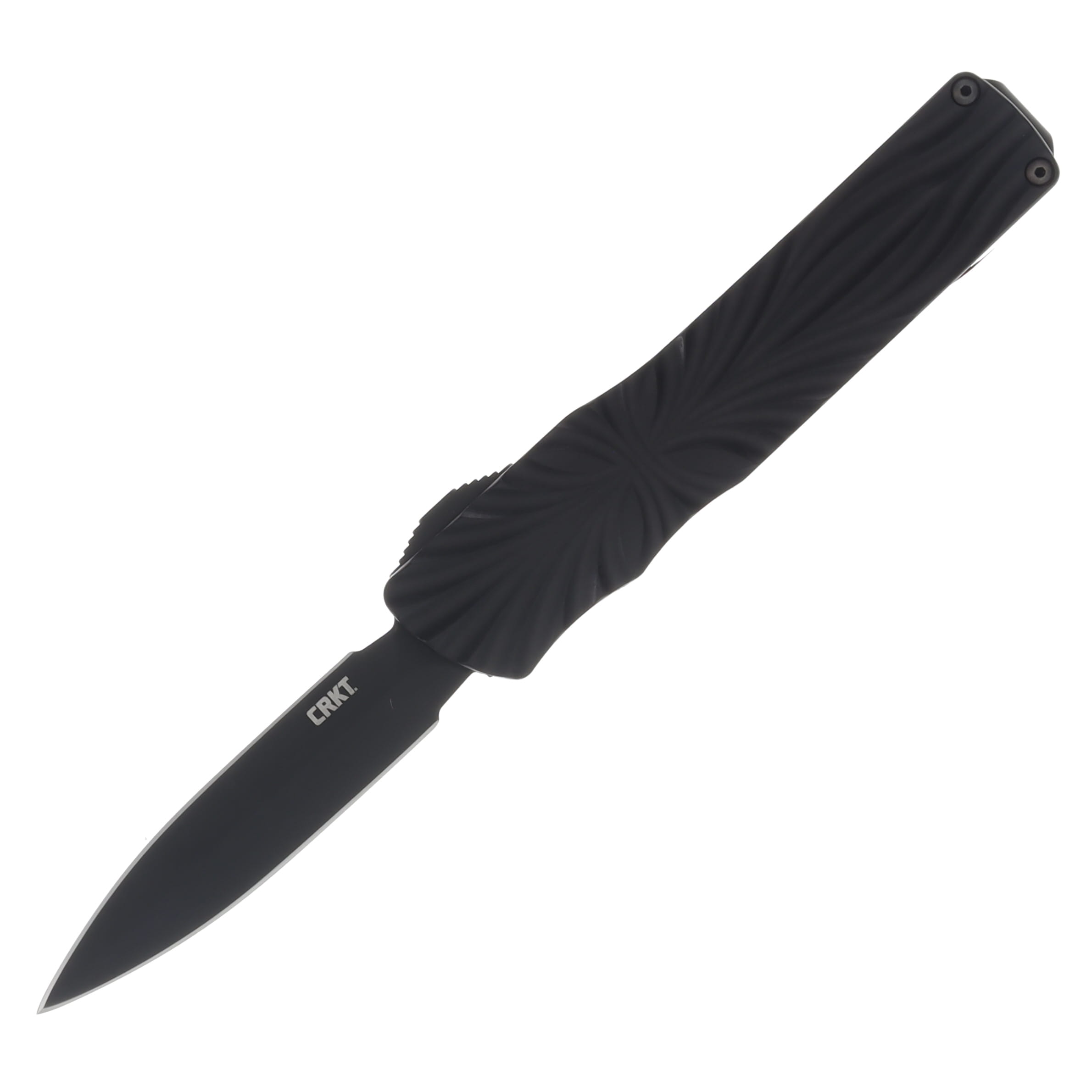 CRKT Twist Tighe OTF Automatic Knife 2.69in Plain Edge Aluminum AUCRA1101 View 1