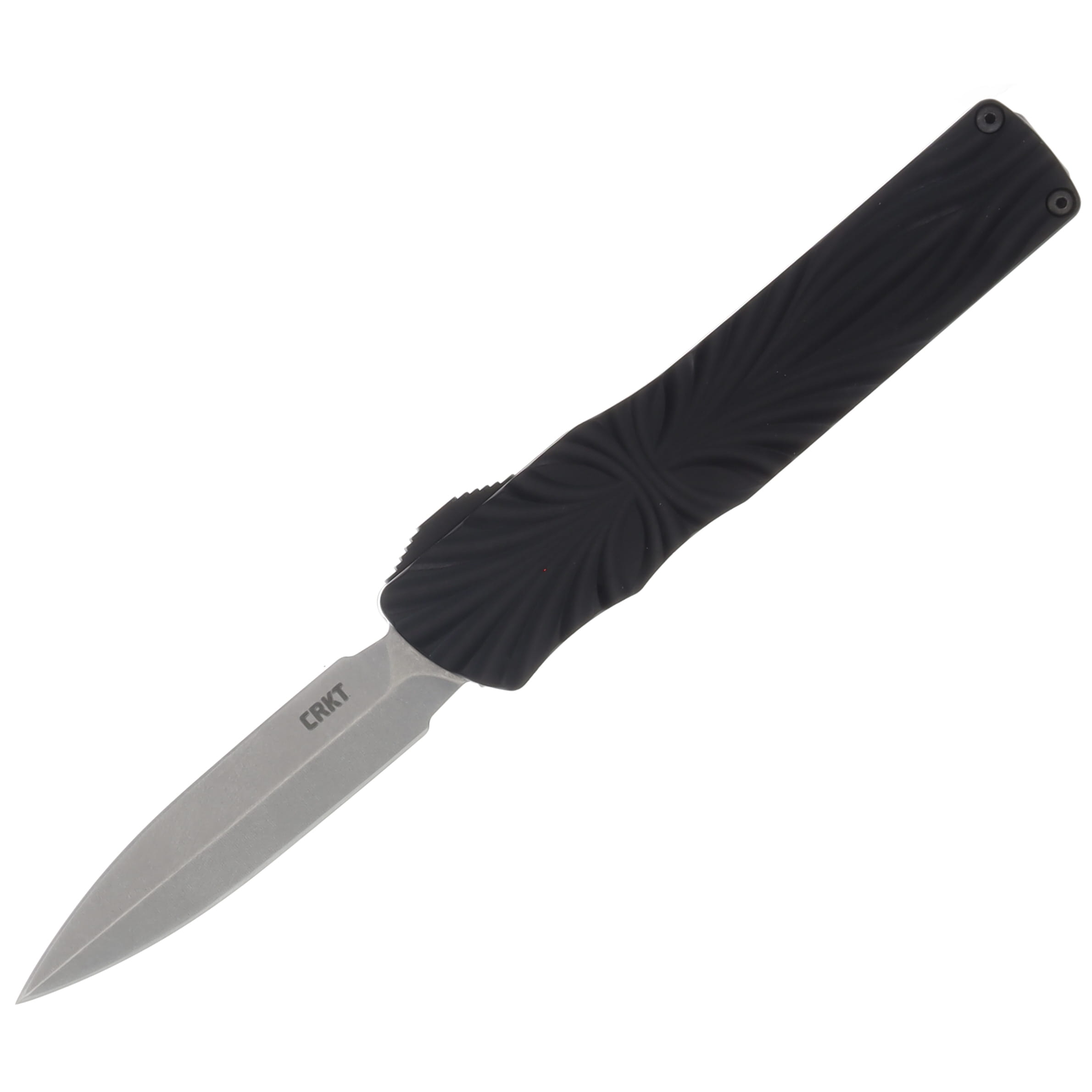 CRKT Twist Tighe OTF Automatic Knife 2.69in Plain Edge Pink Aluminum AUCRA1102 View 1