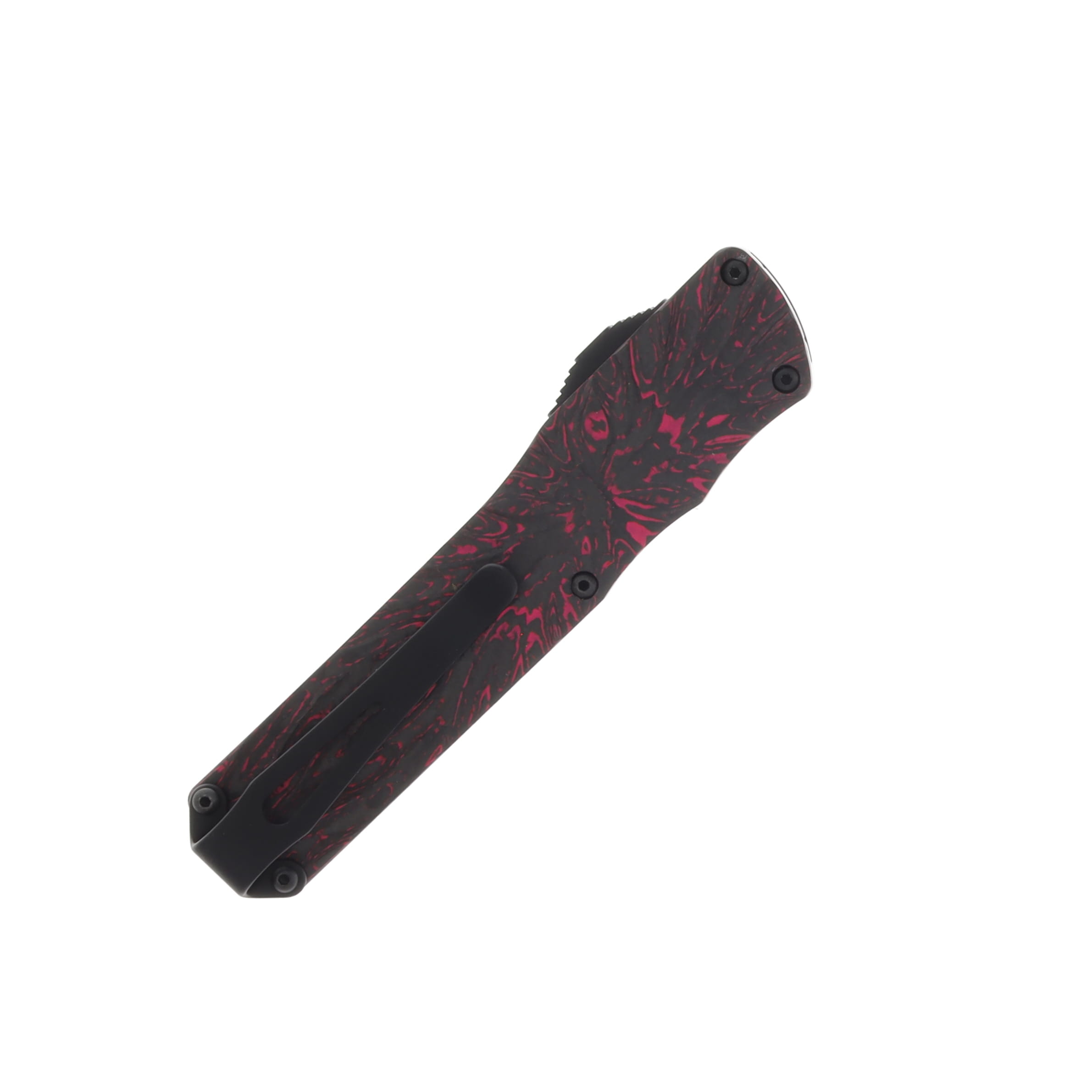 CRKT Twist Tighe OTF Automatic Knife 2.69in Plain Edge Pink Aluminum AUCRA1102 View 4