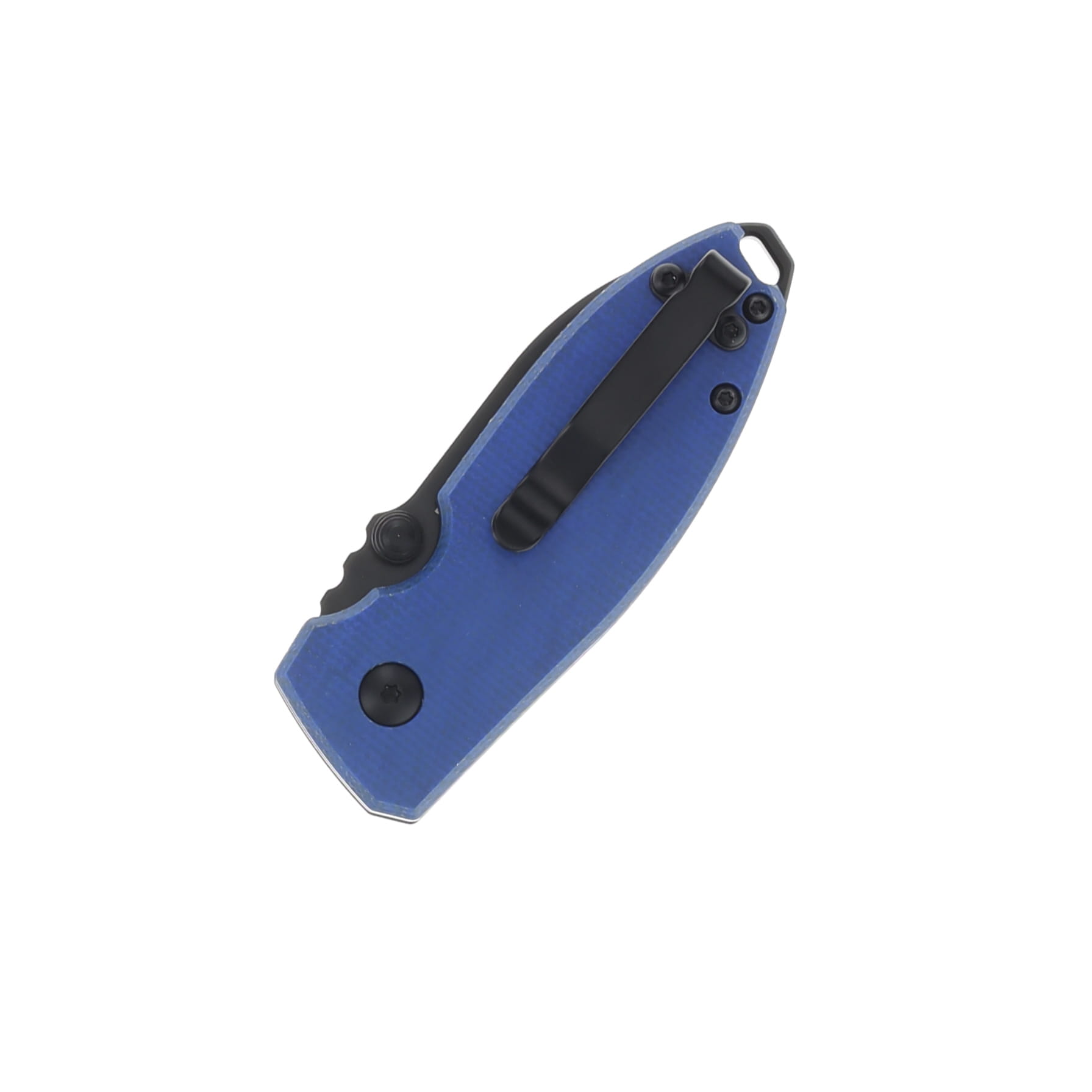 CRKT Squid Folding Knife 2.27in Plain Edge Blue Burlap Micarta CR2474BD View 4