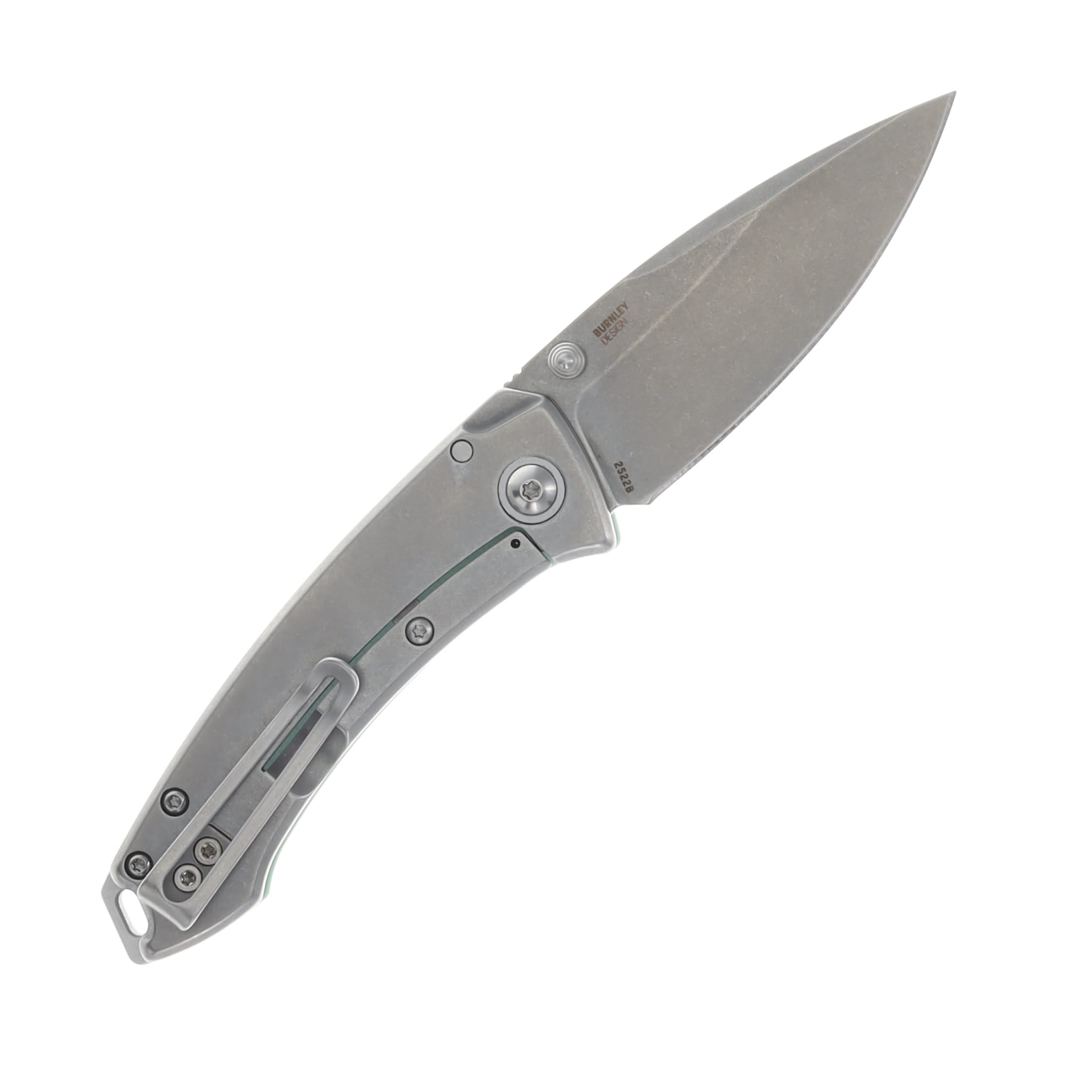 CRKT Tuna Compact Folding Knife 2.73in Plain Edge Aqua Blue G10 CR2522B View 2